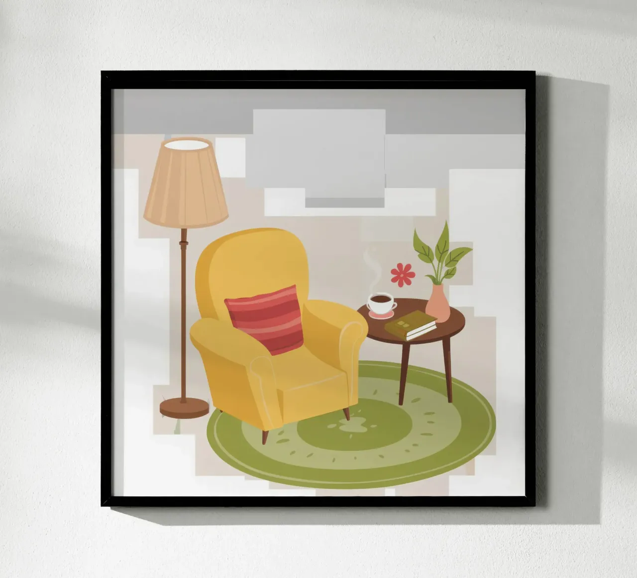 Fauteuil de lecture jaune hahnemühle de Hollow Years