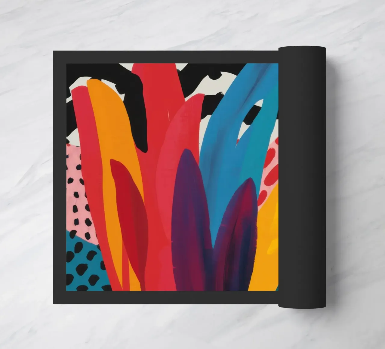 Primal Shape Symphony doormat by Arcane Lines