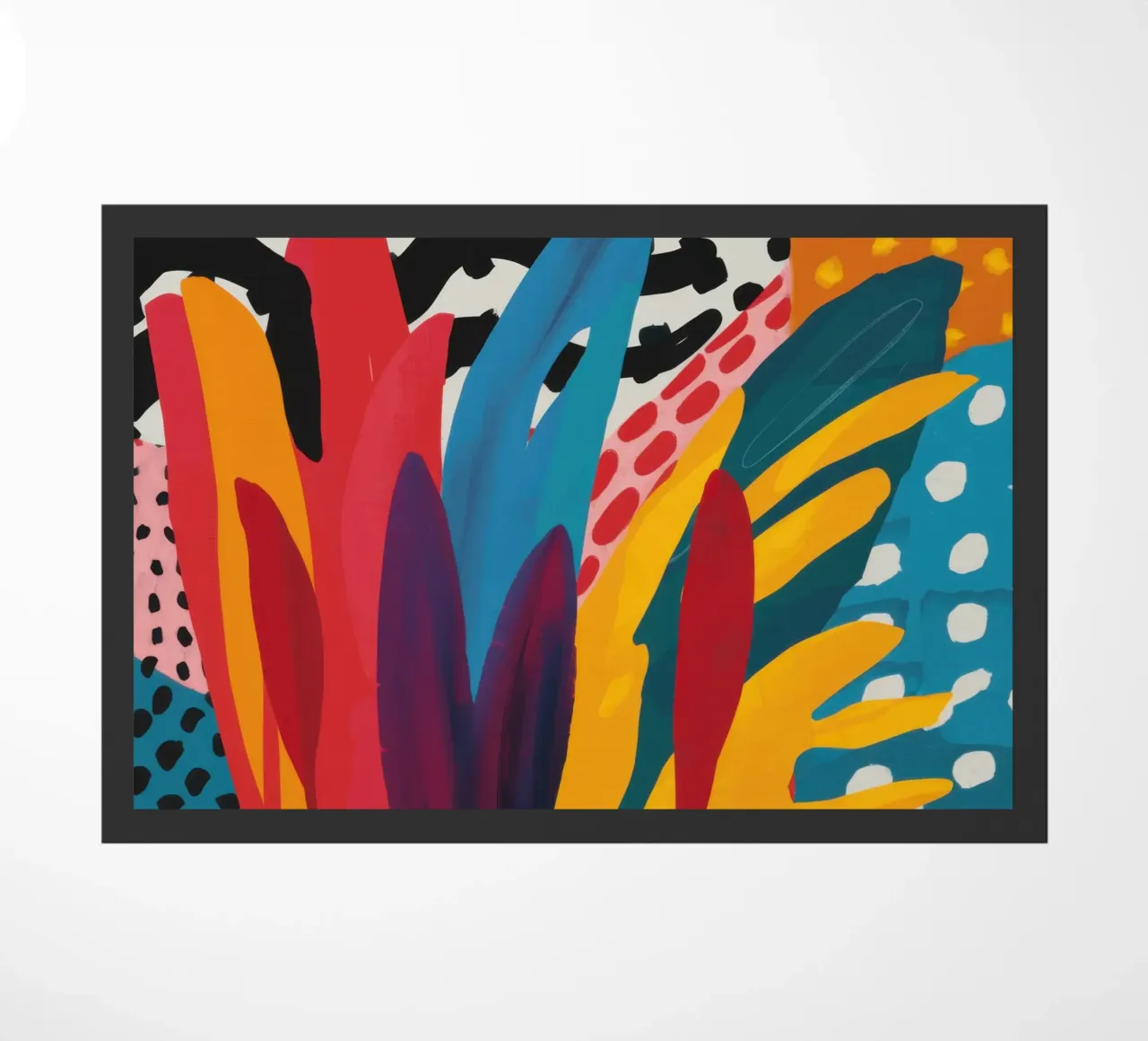 Primal Shape Symphony doormat by Arcane Lines