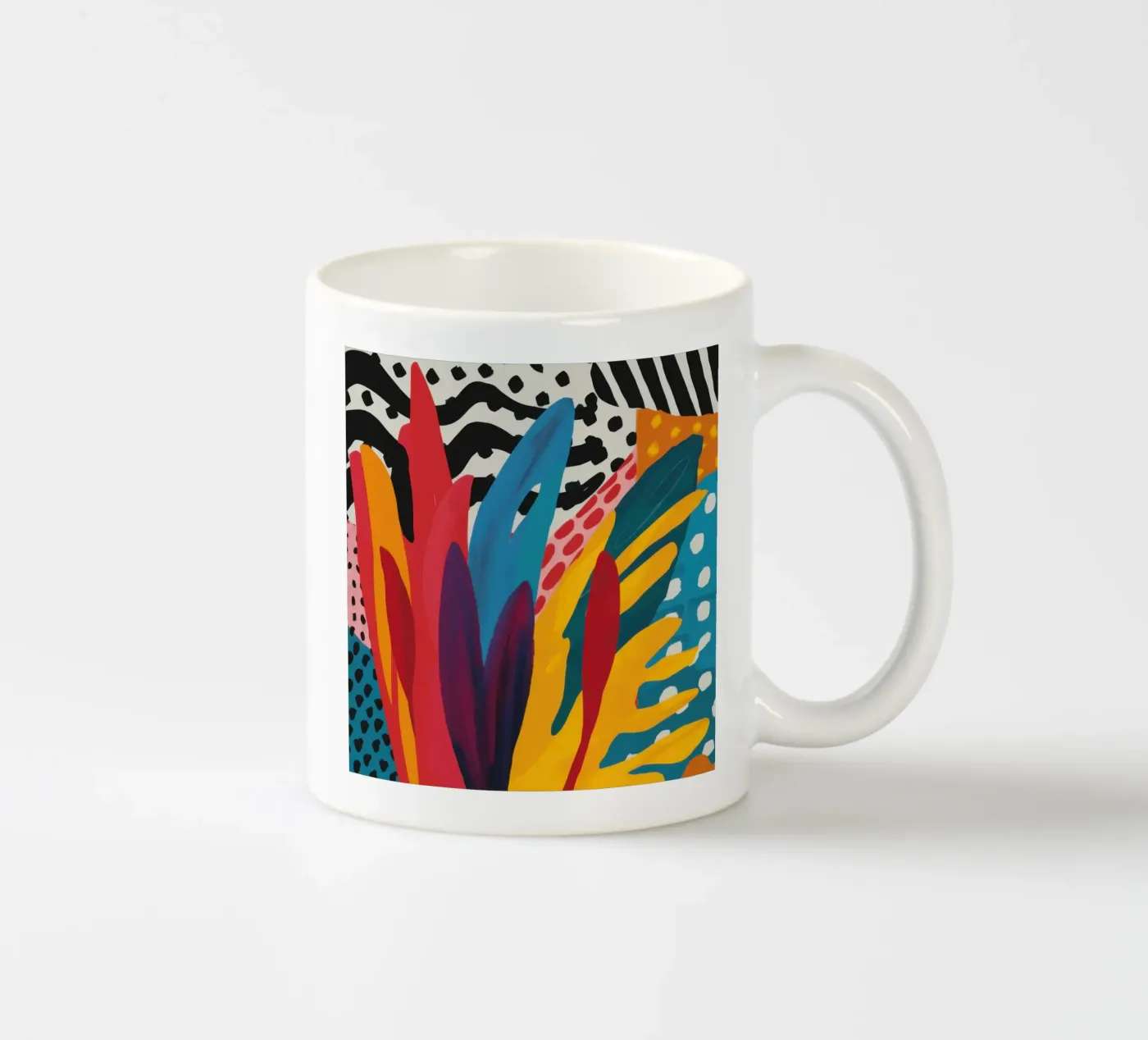 Primal Shape Symphony ceramic mug by Arcane Lines