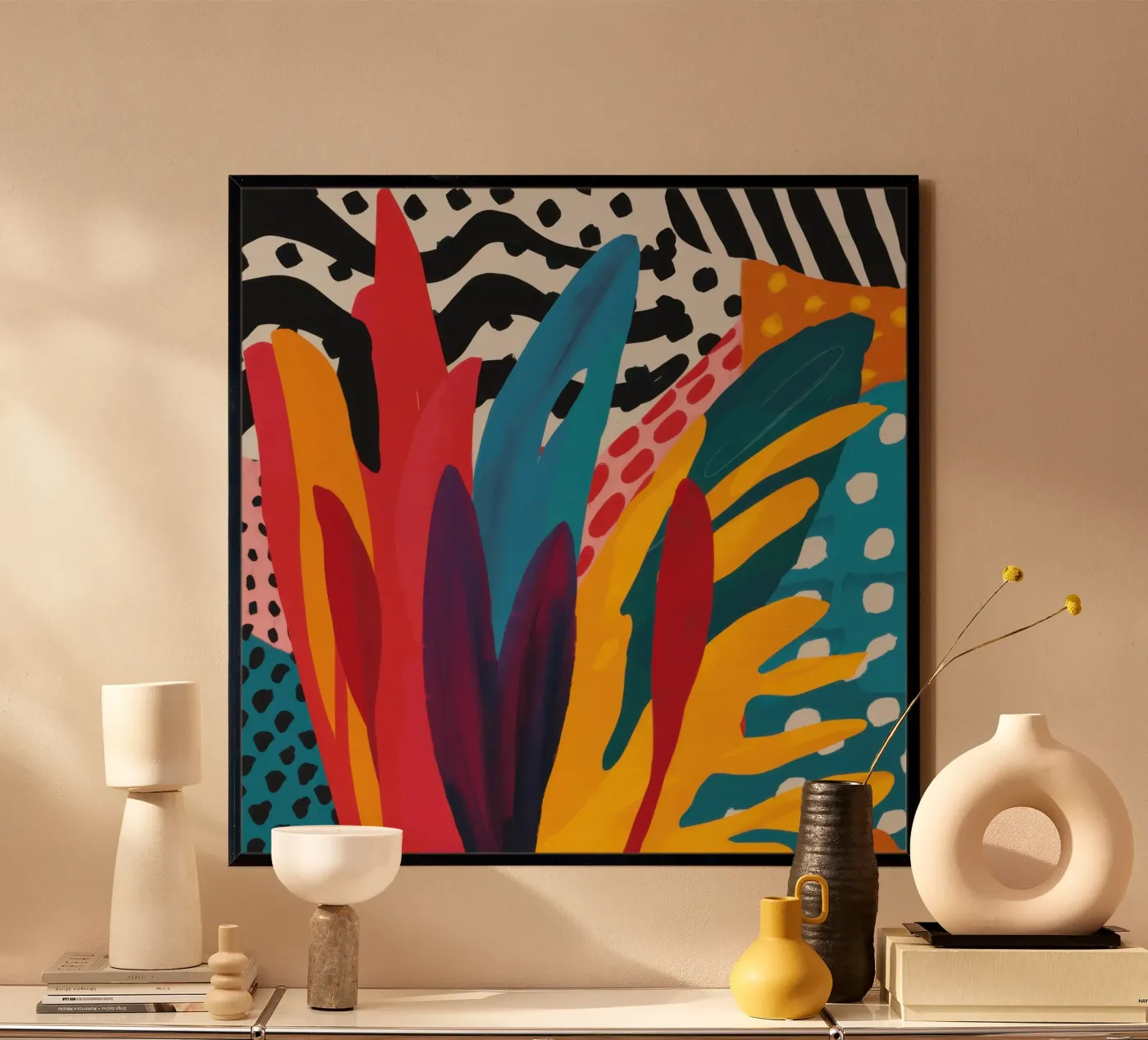 Primal Shape Symphony poster by Arcane Lines