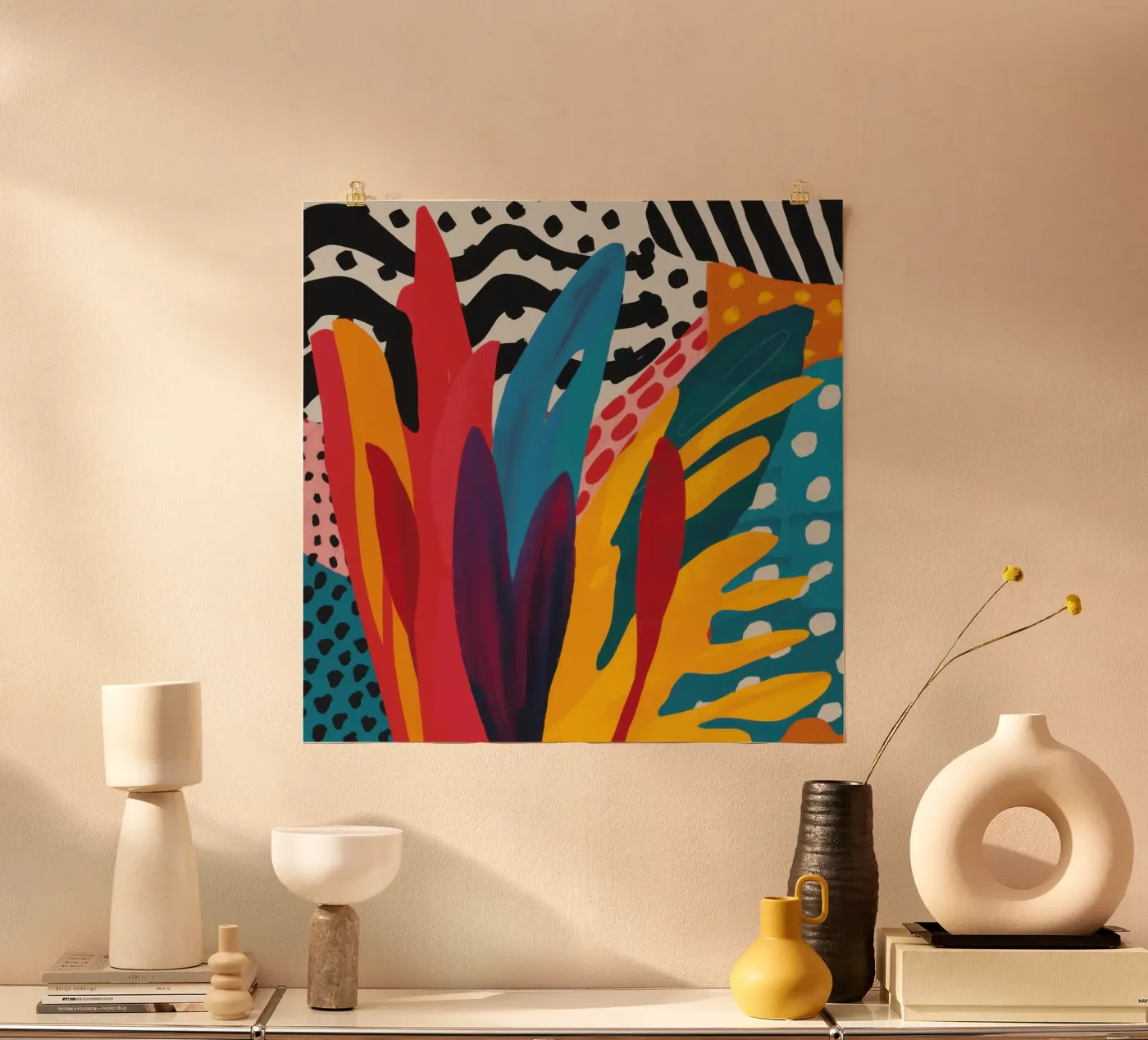 Primal Shape Symphony poster by Arcane Lines