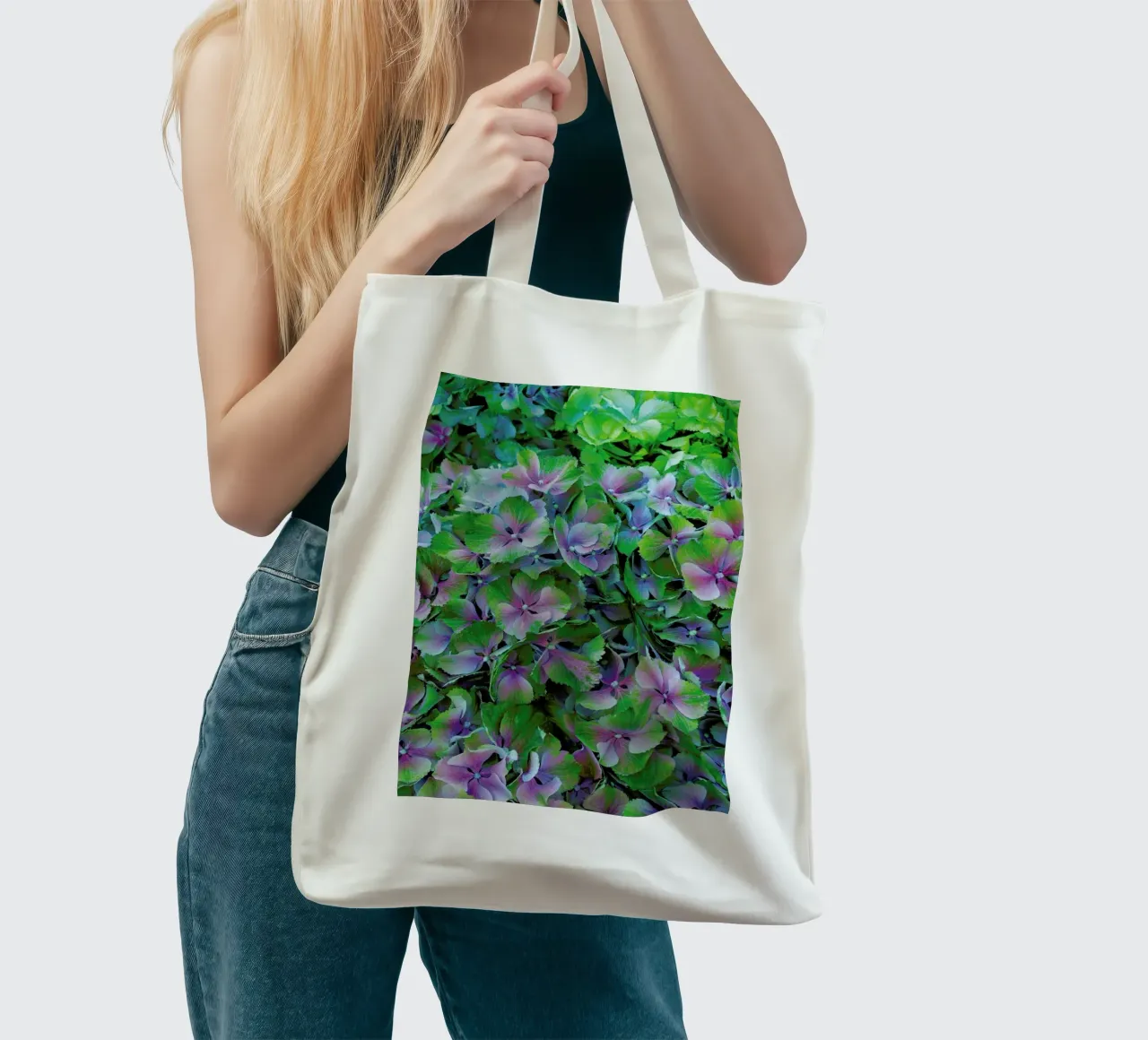 Hortensia borsa in juta da Curious Collections by Marielle Leenders