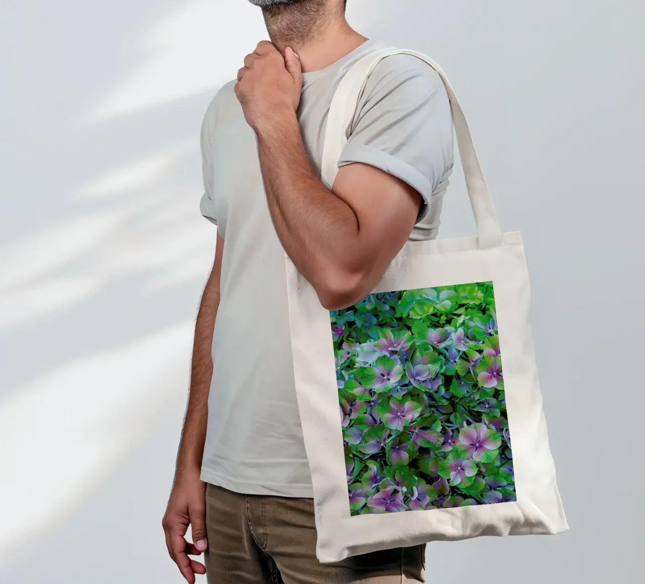 Hortensia borsa in juta da Curious Collections by Marielle Leenders