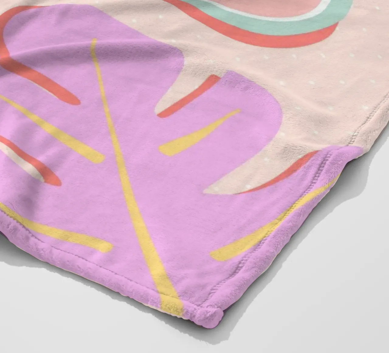 Succo tropicale pop coperta in pile da cafelab
