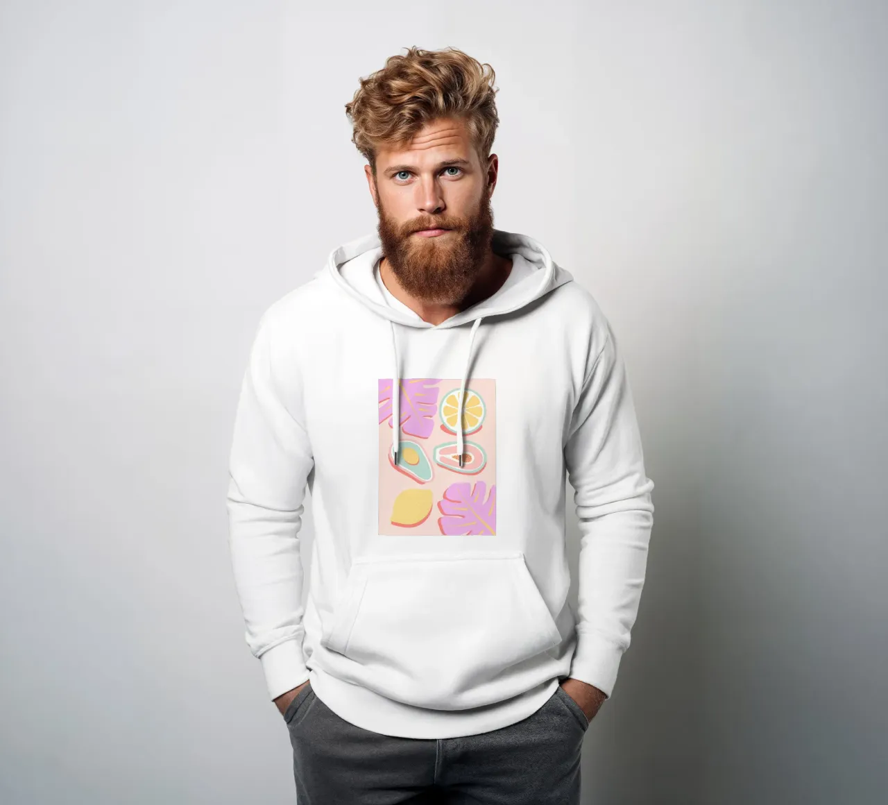 Succo tropicale pop felpa con cappuccio da cafelab