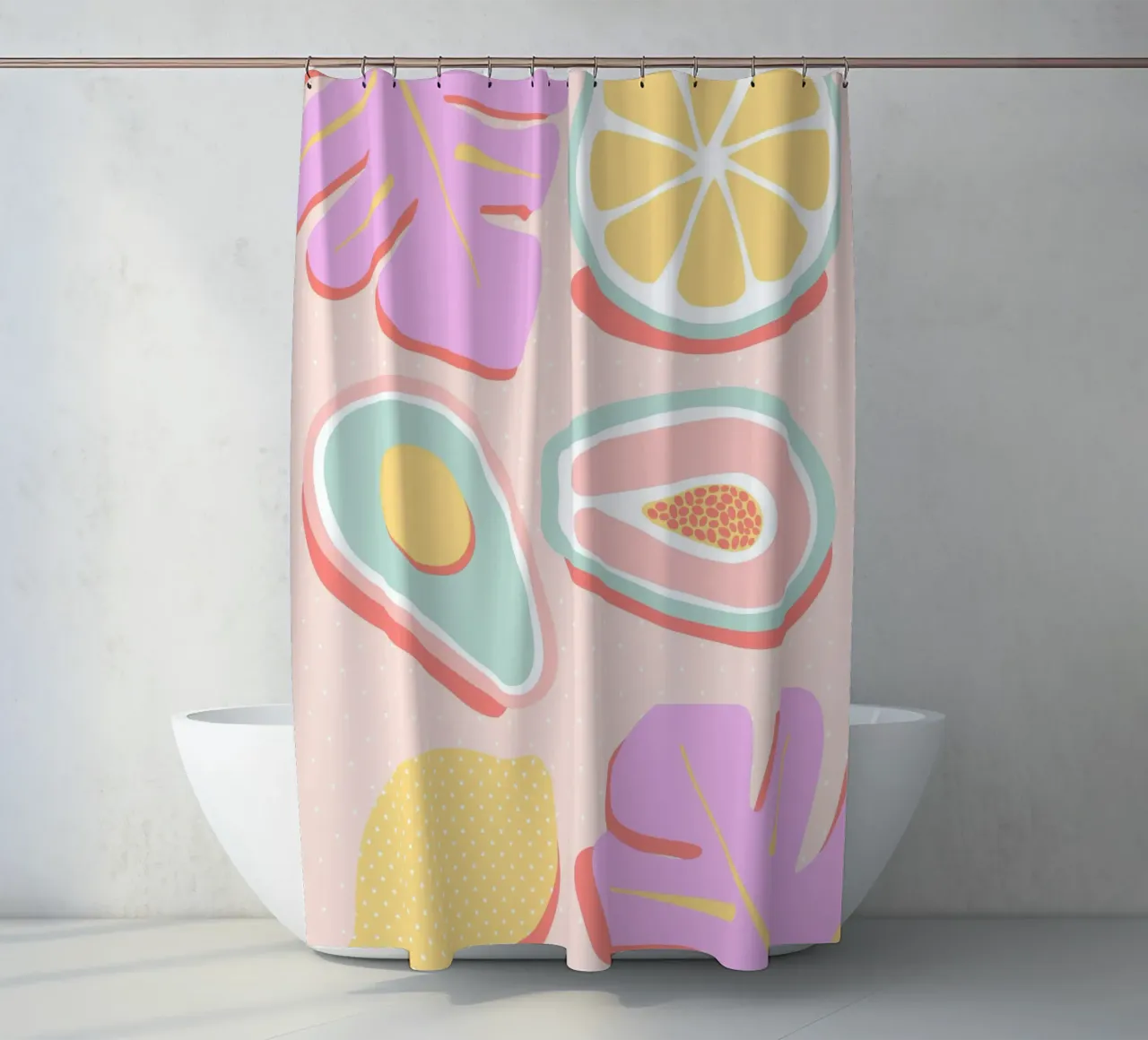 Succo tropicale pop tenda da doccia da cafelab