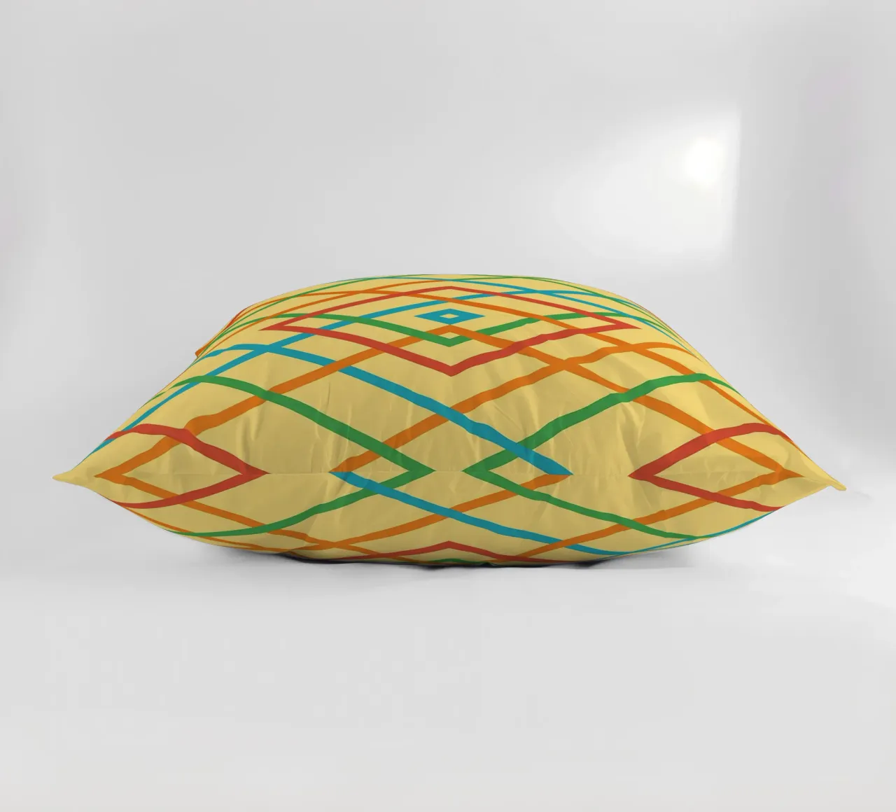 abstract webbing square lines vector decorative cushion by oneway