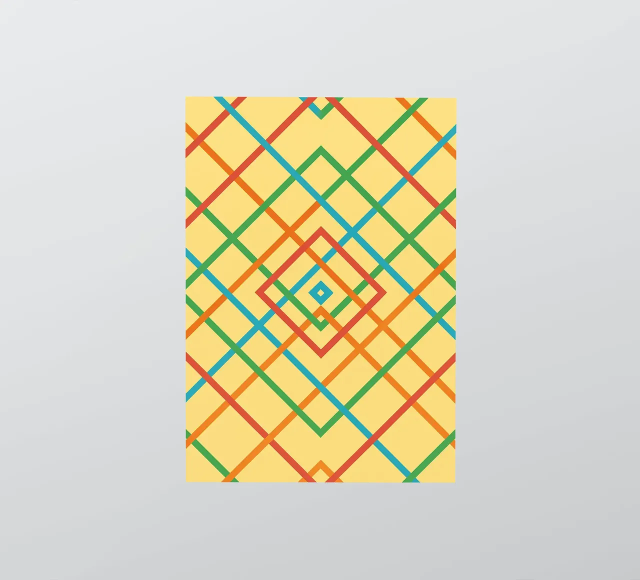 abstract webbing square lines vector sticker by oneway