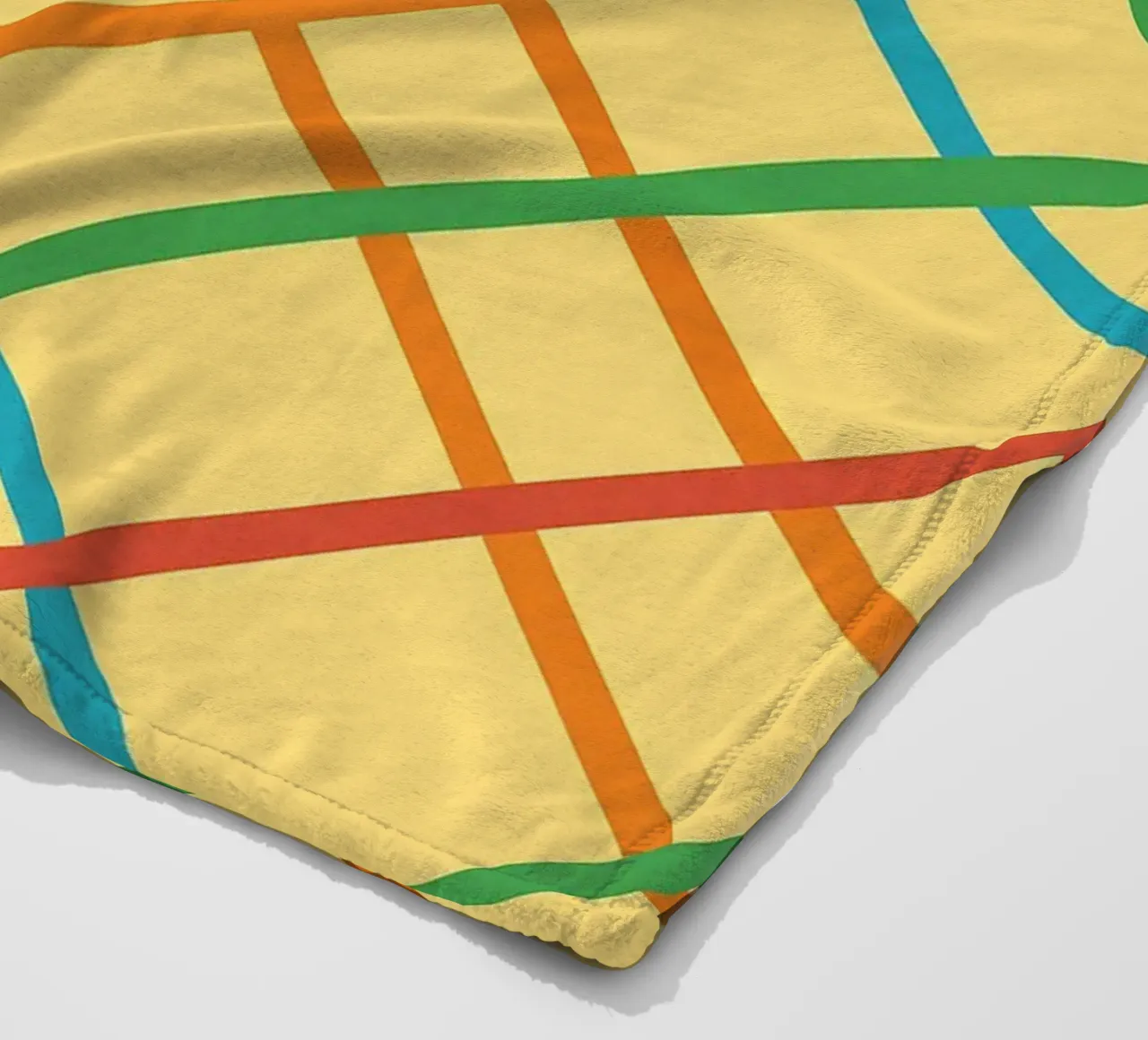 abstract webbing square lines vector fleece blanket by oneway