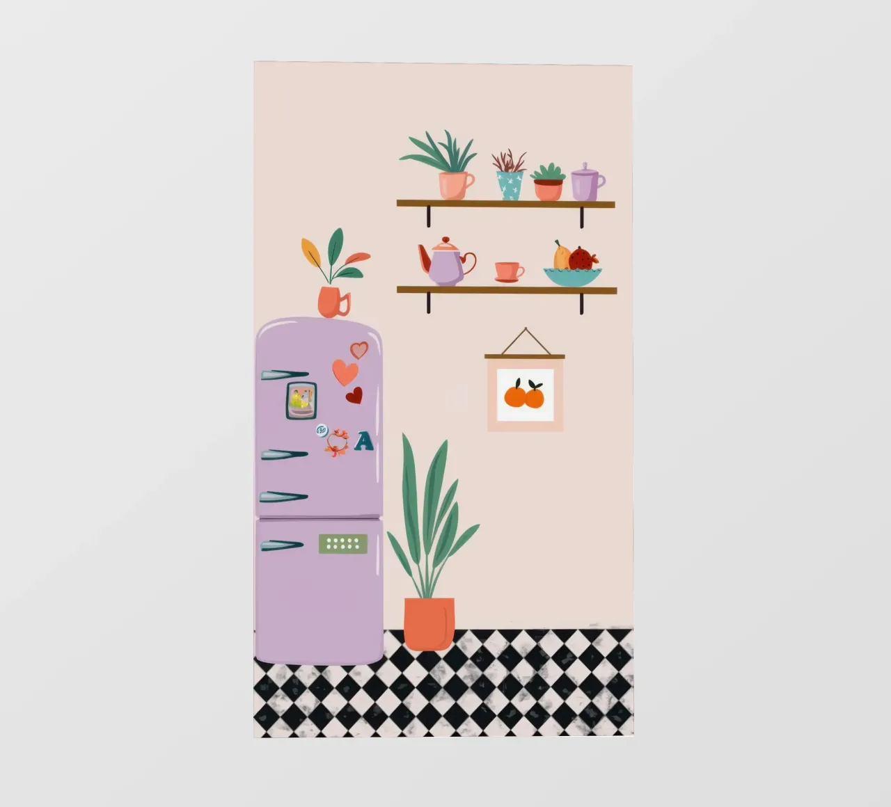 Scaffale per piante eclettico telo in pvc da Hollow Years