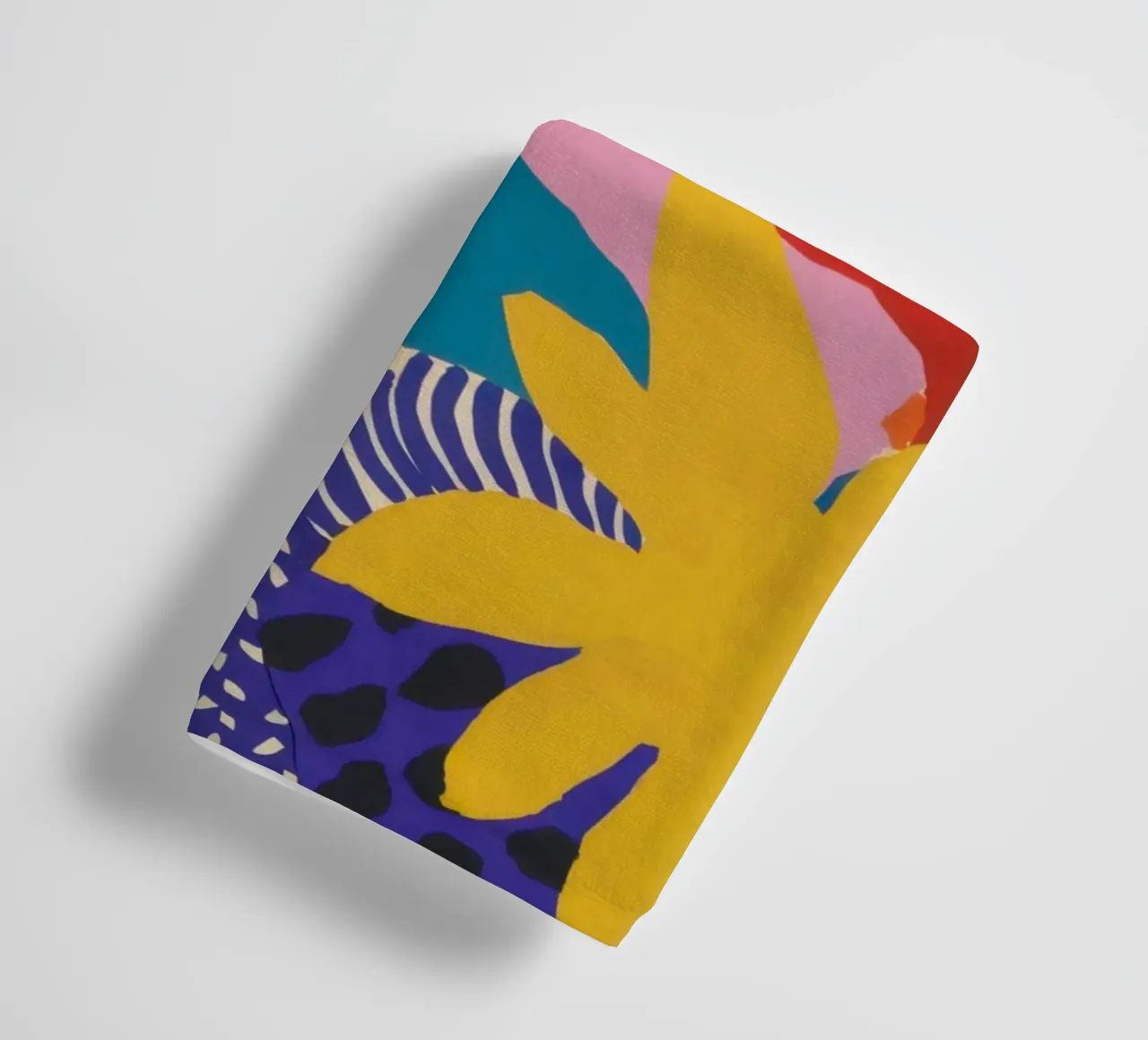 Vrolijk abstract boeket badhanddoek van Arcane Lines