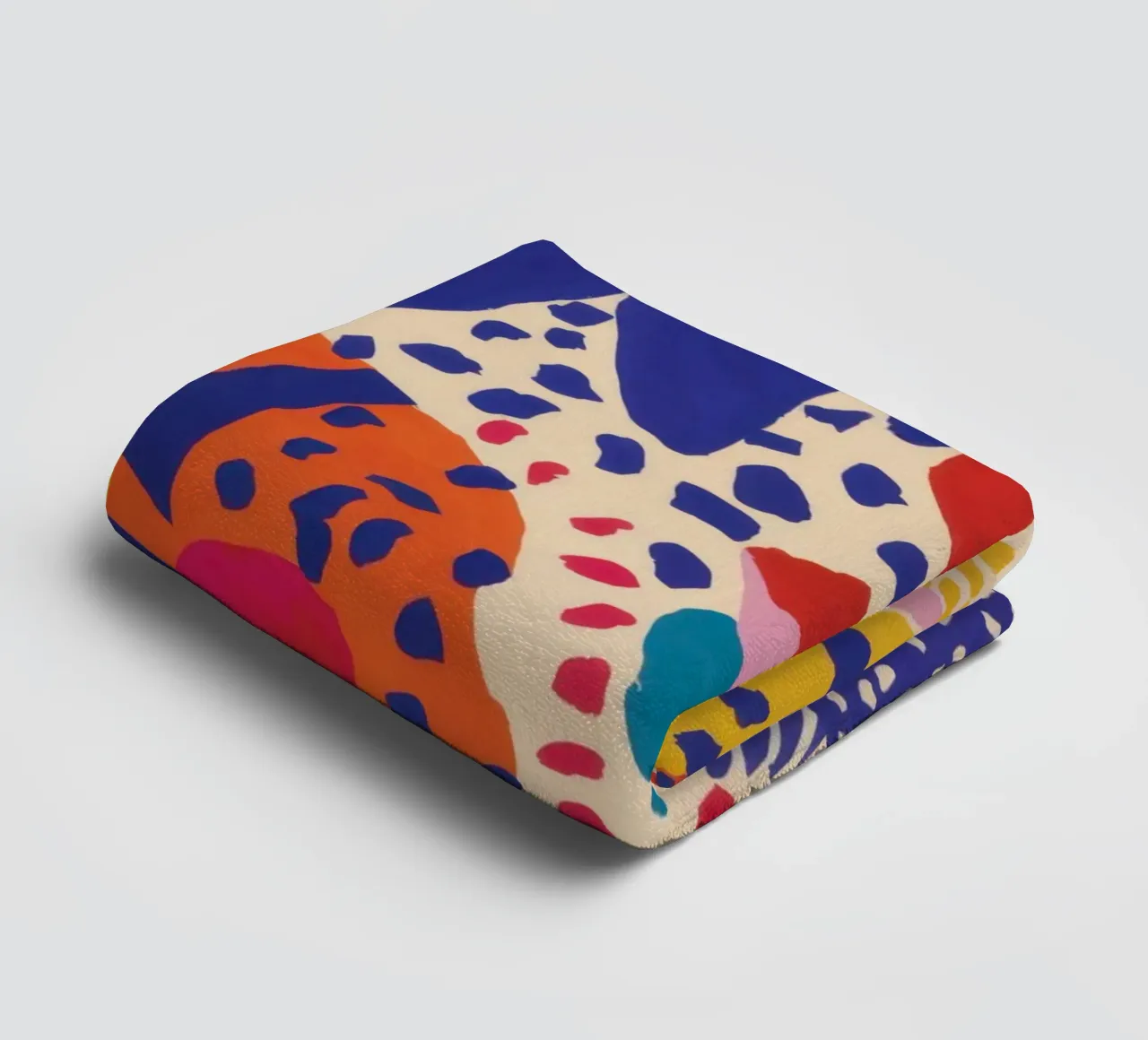 Joyful Abstract Bouquet towel by Arcane Lines