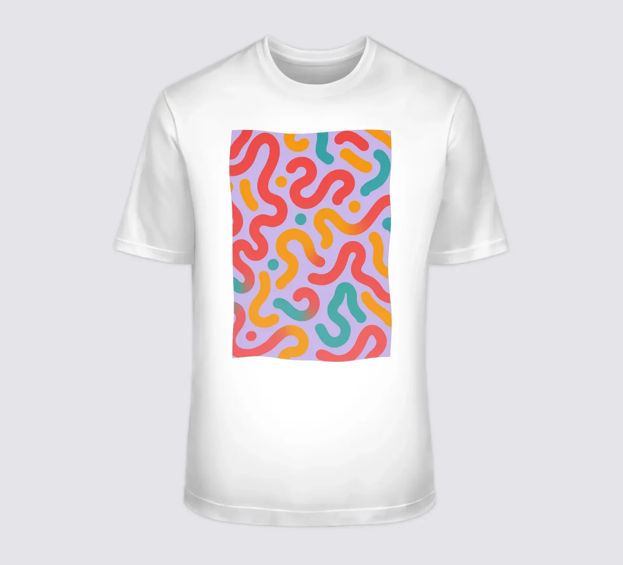 vettoriale linea verme astratto t-shirt da oneway