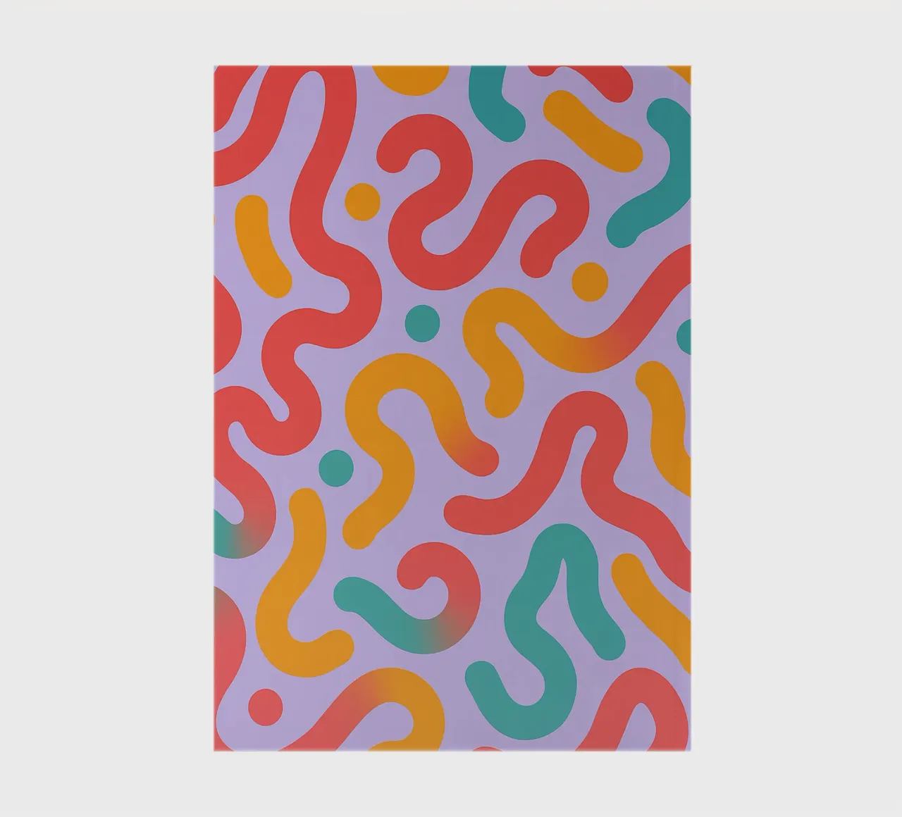 ligne de ver abstraite vectorielle carnet de notes de oneway