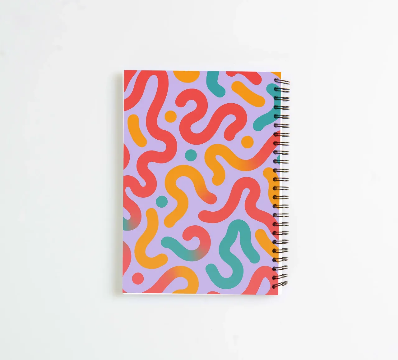 abstrakte wurm linie vektor Ringbuch von oneway