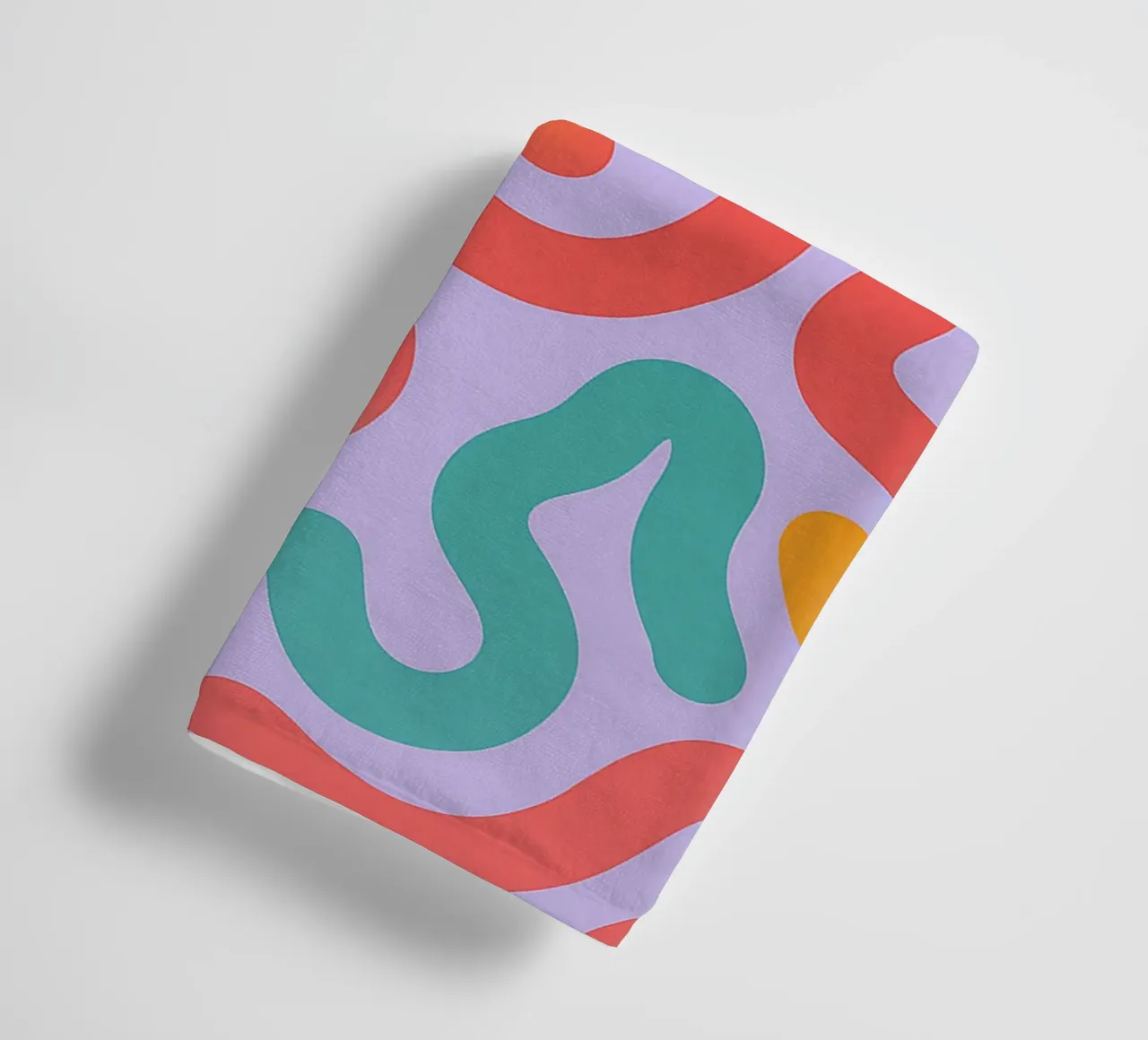 abstract worm line vector towel by oneway