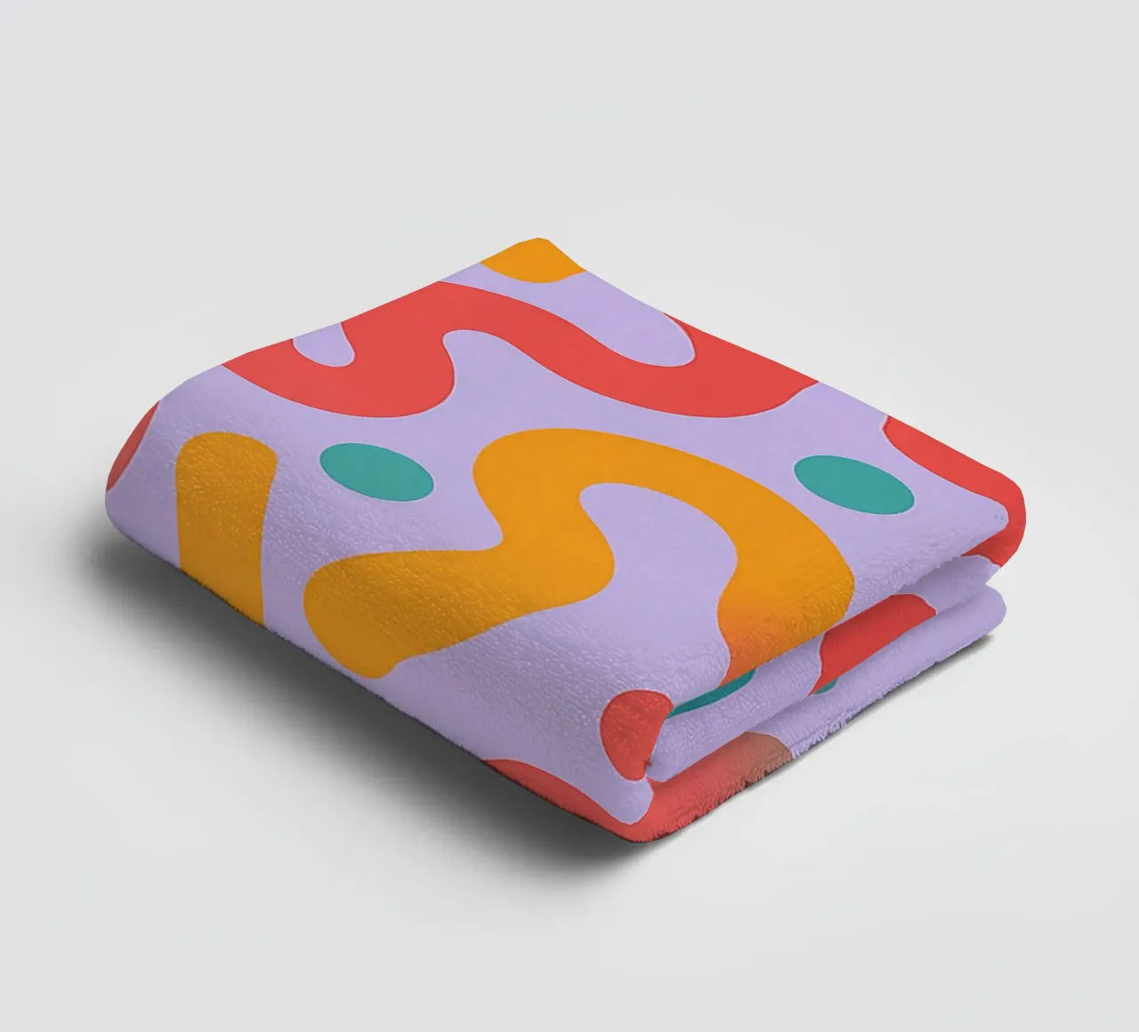 abstract worm line vector towel by oneway