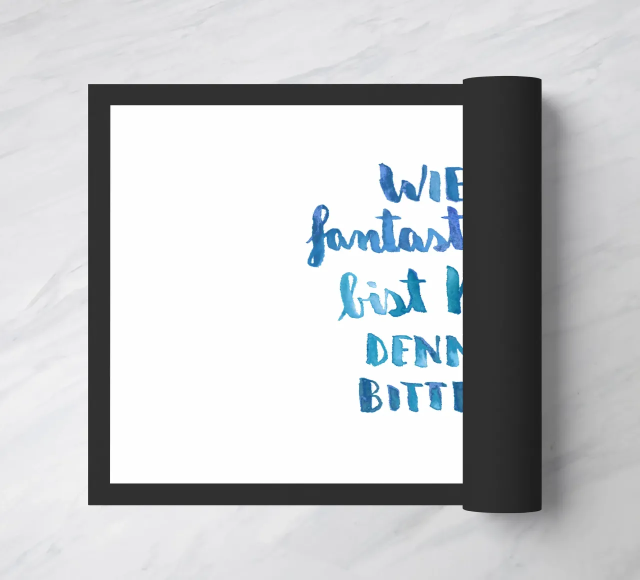 Fantastisch doormat by Brushmeetspaper