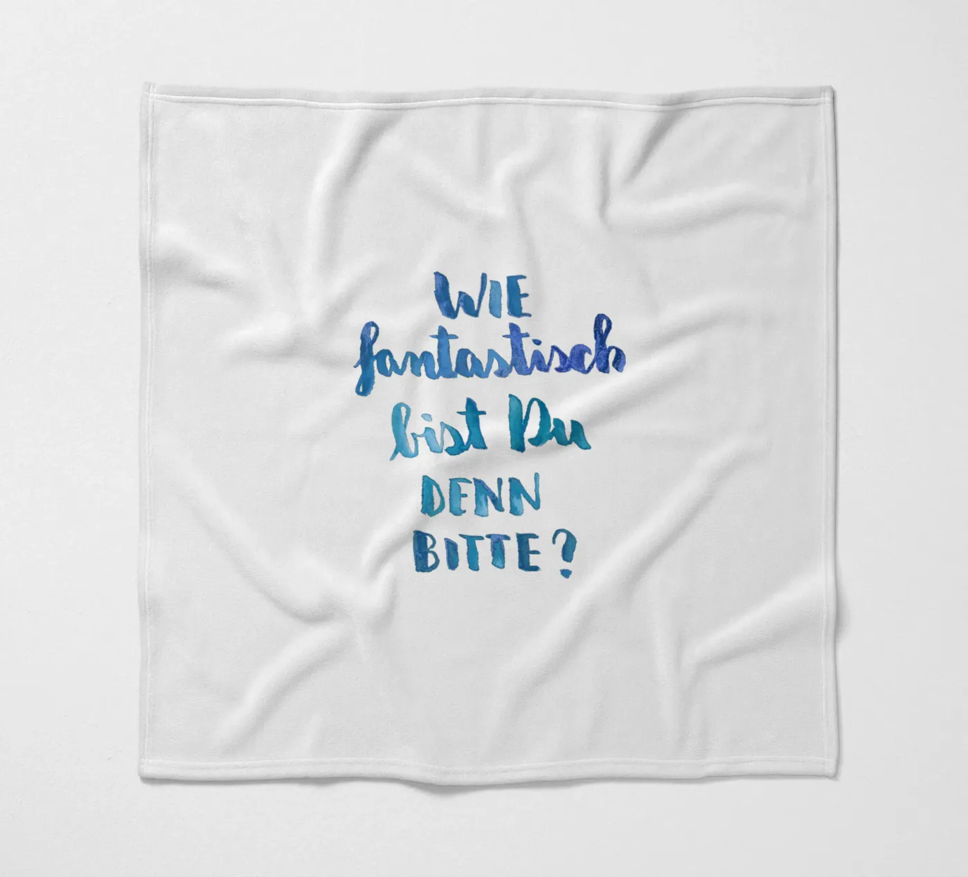Fantastisch Fleecedecke von Brushmeetspaper