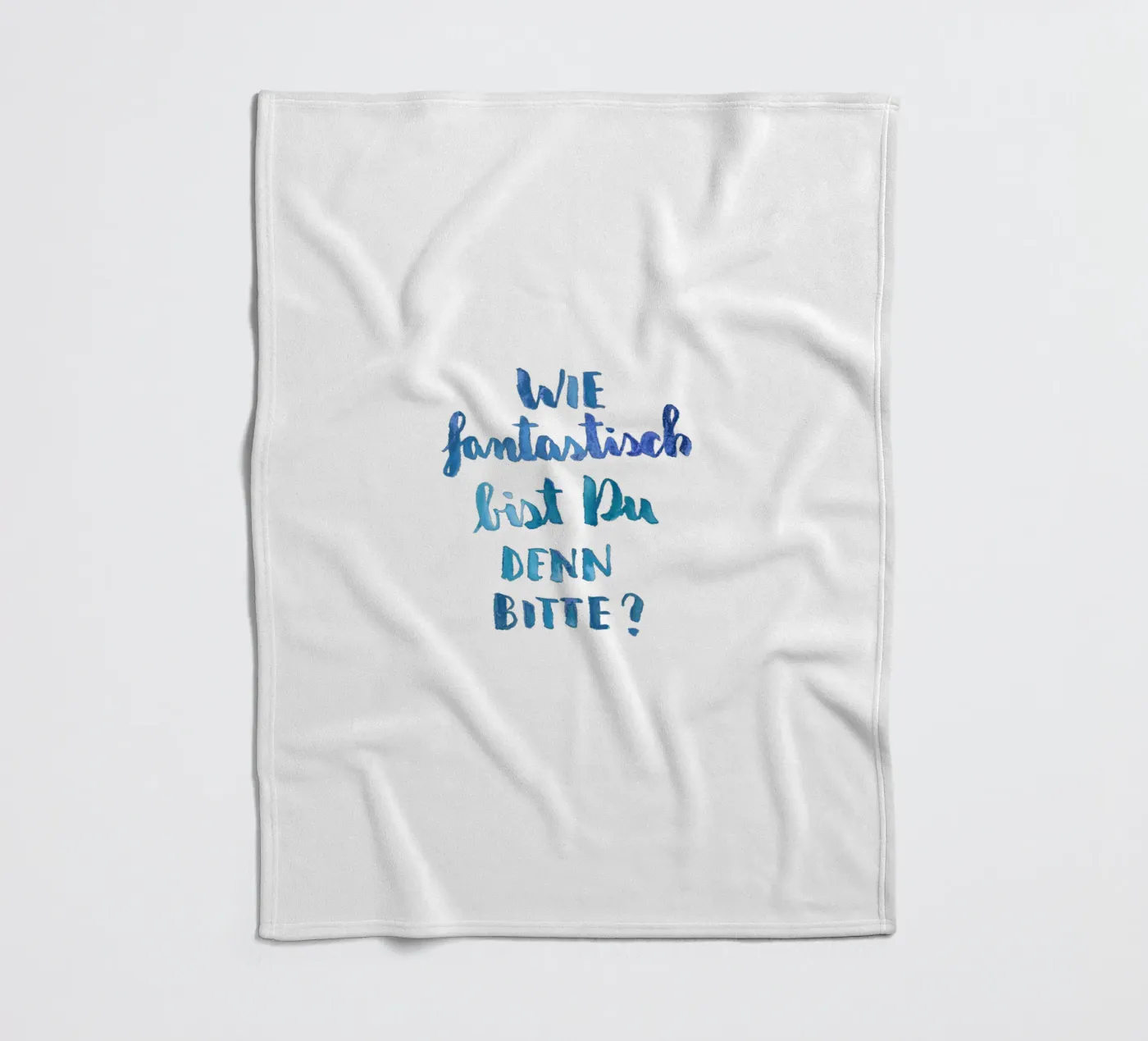 Fantastisch fleecedeken van Brushmeetspaper