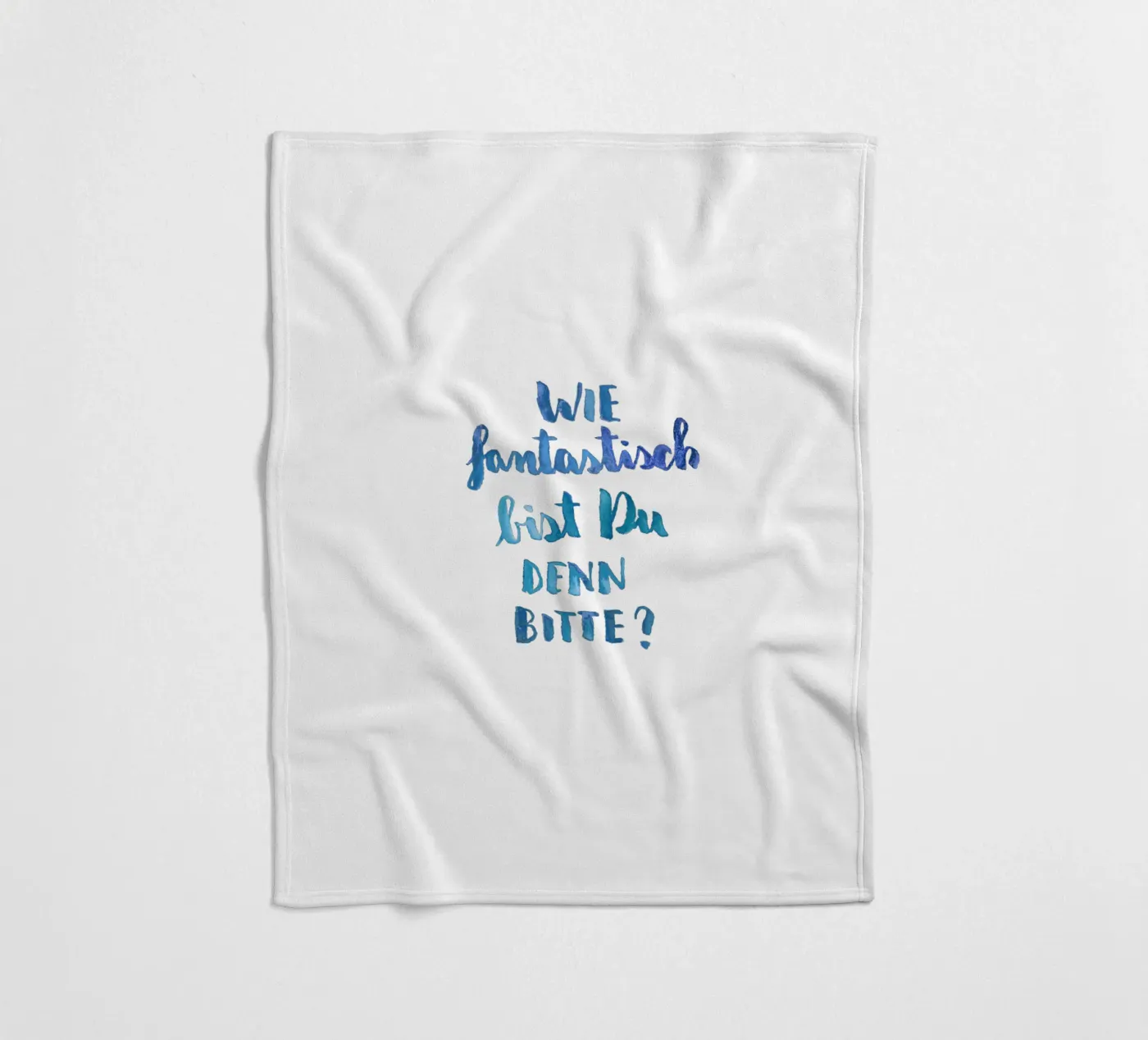Fantastisch Fleecedecke von Brushmeetspaper