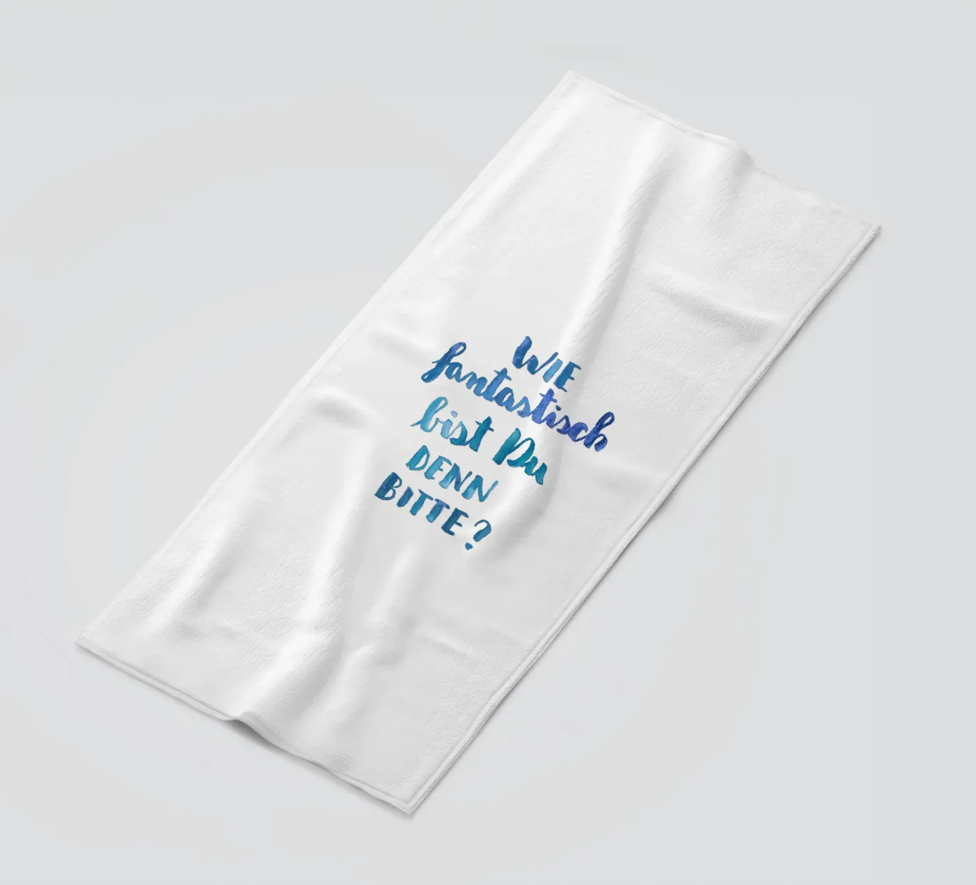 Fantastisch strandhanddoek van Brushmeetspaper