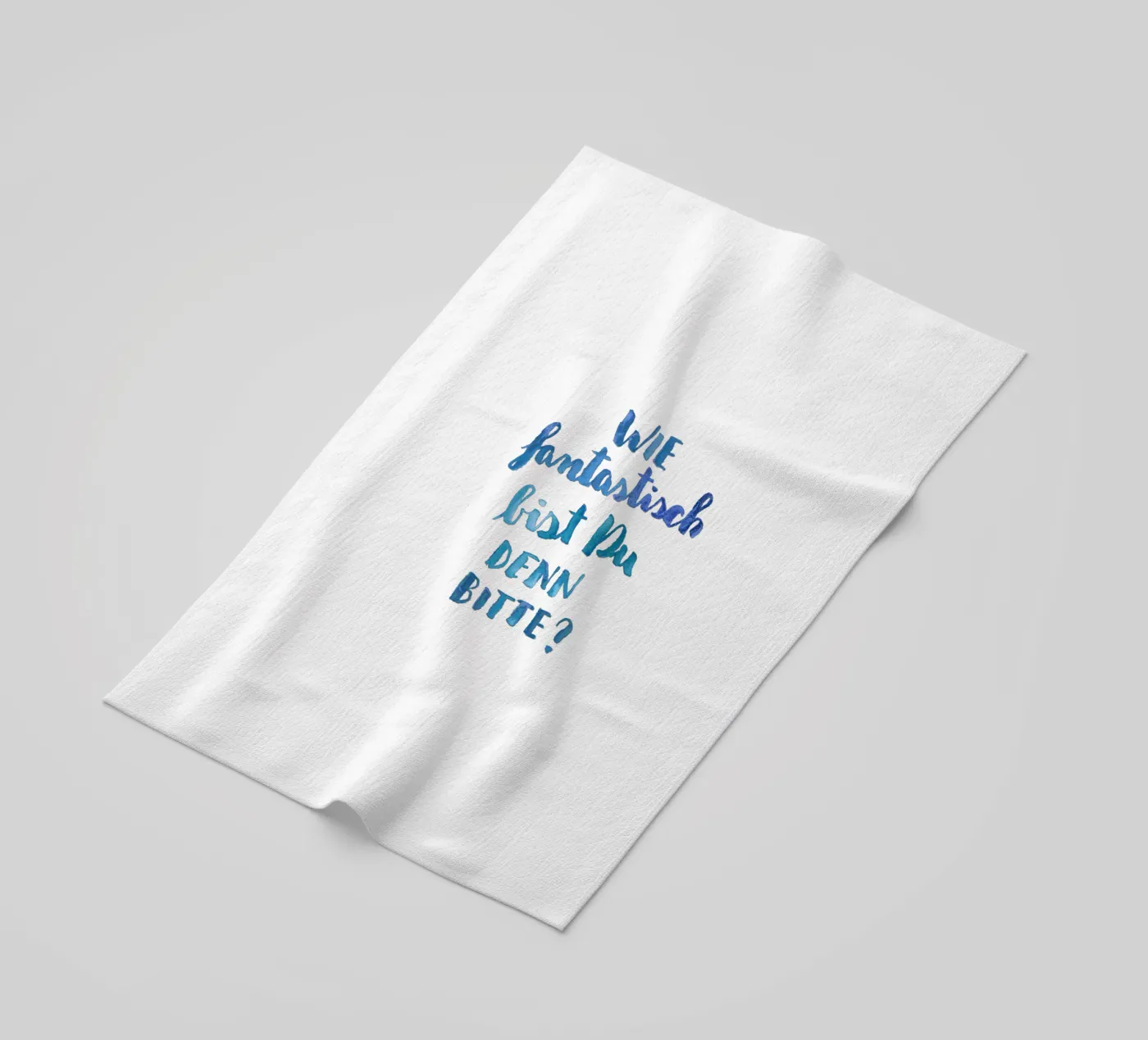 Fantastisch strandhanddoek van Brushmeetspaper