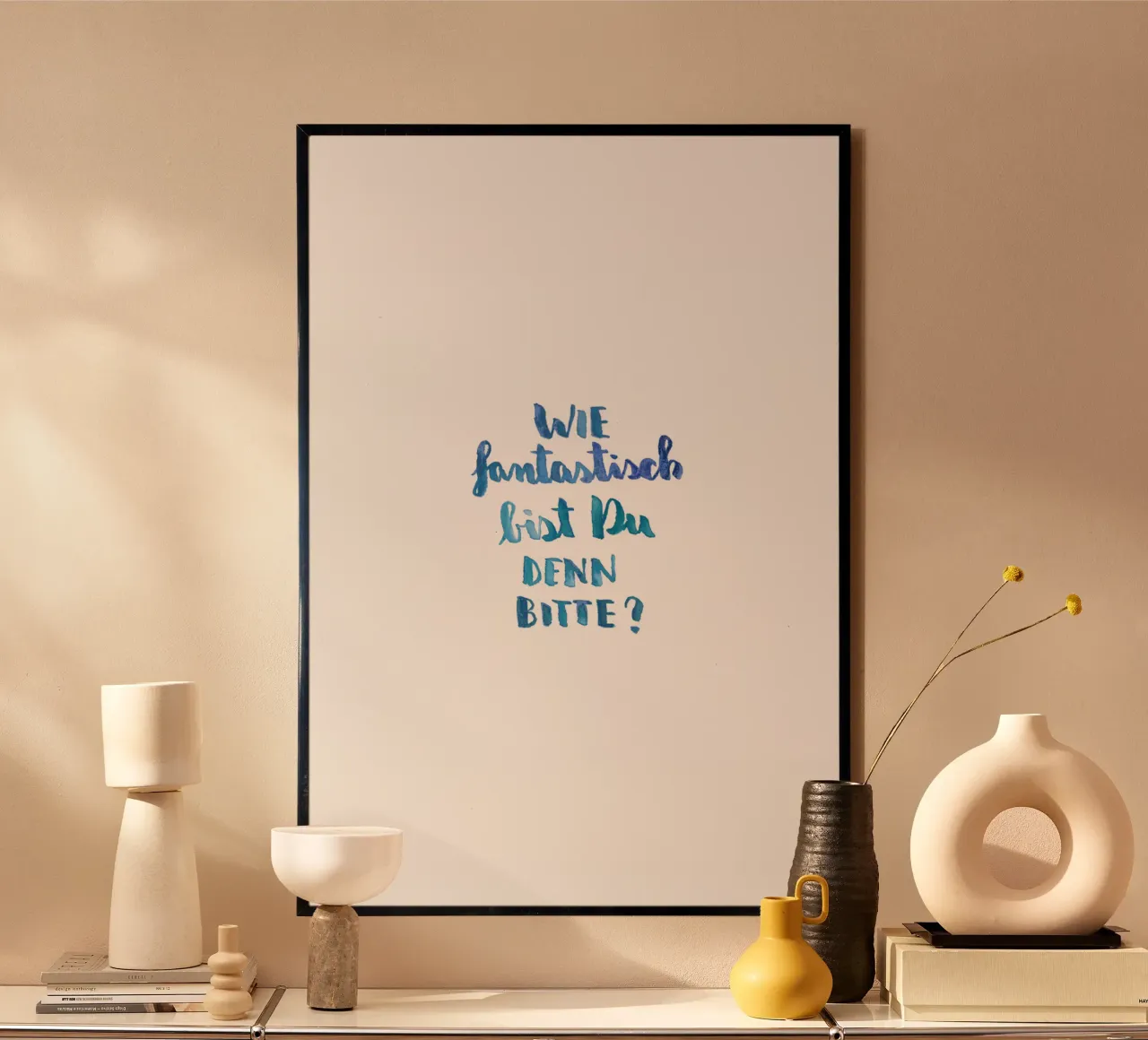 Fantastisch poster con telaio in alluminio da Brushmeetspaper