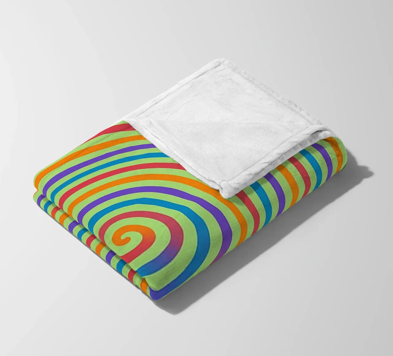 spiral abstract line vector fleece blanket by oneway