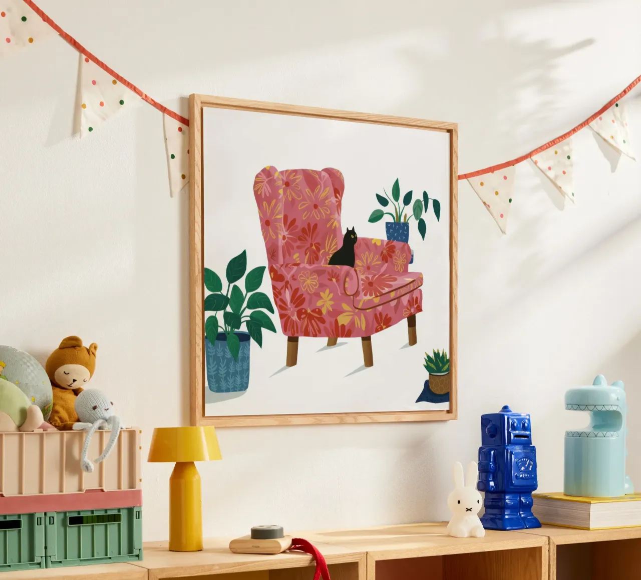 Poltrona floreale plexiglass da Hollow Years