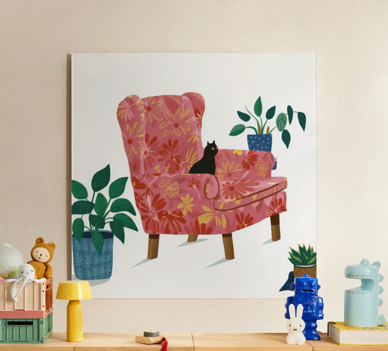 Poltrona floreale plexiglass da Hollow Years