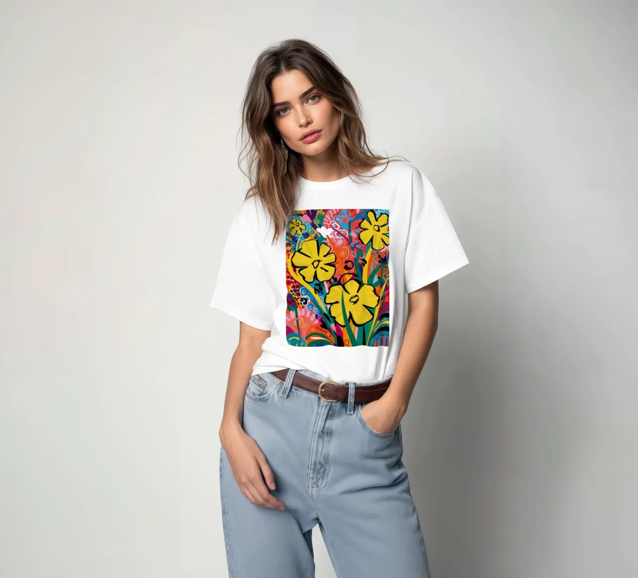 Potenza dei fiori d'oro t-shirt da Arcane Lines