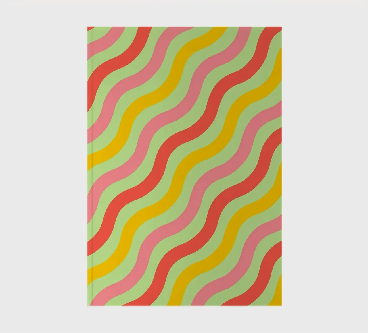abstract wave line vector notebook by oneway