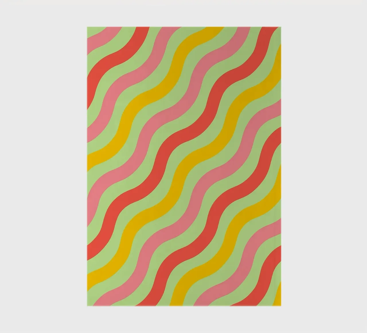 abstract wave line vector notebook by oneway
