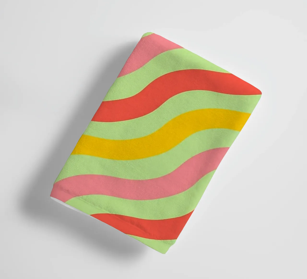 abstract wave line vector towel by oneway