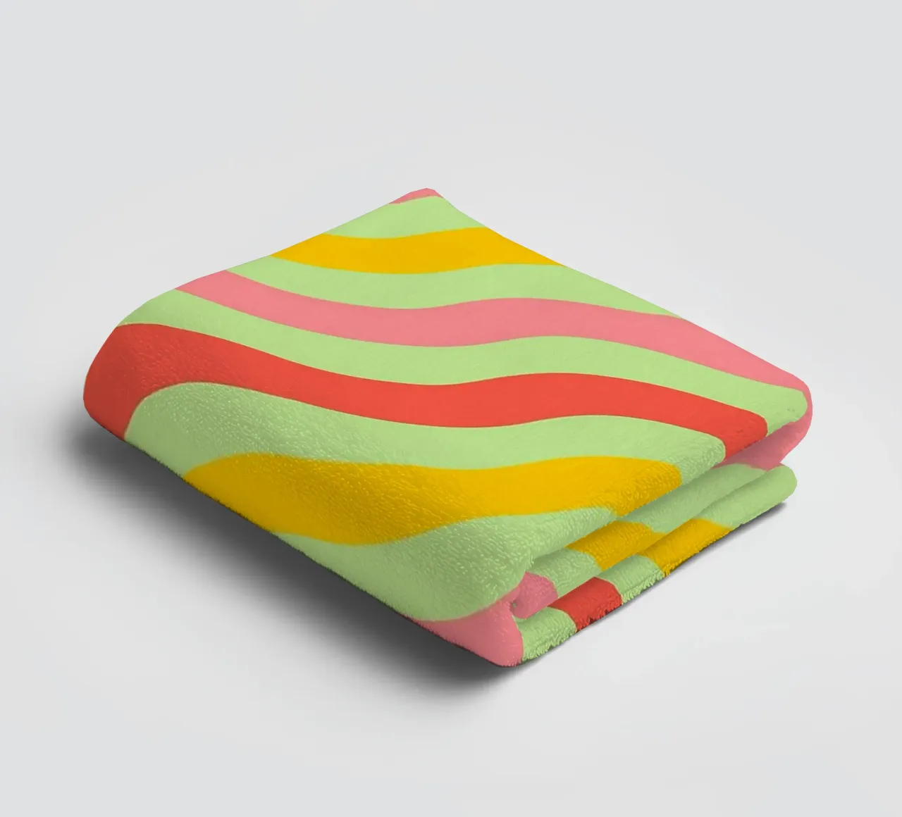 abstract wave line vector towel by oneway