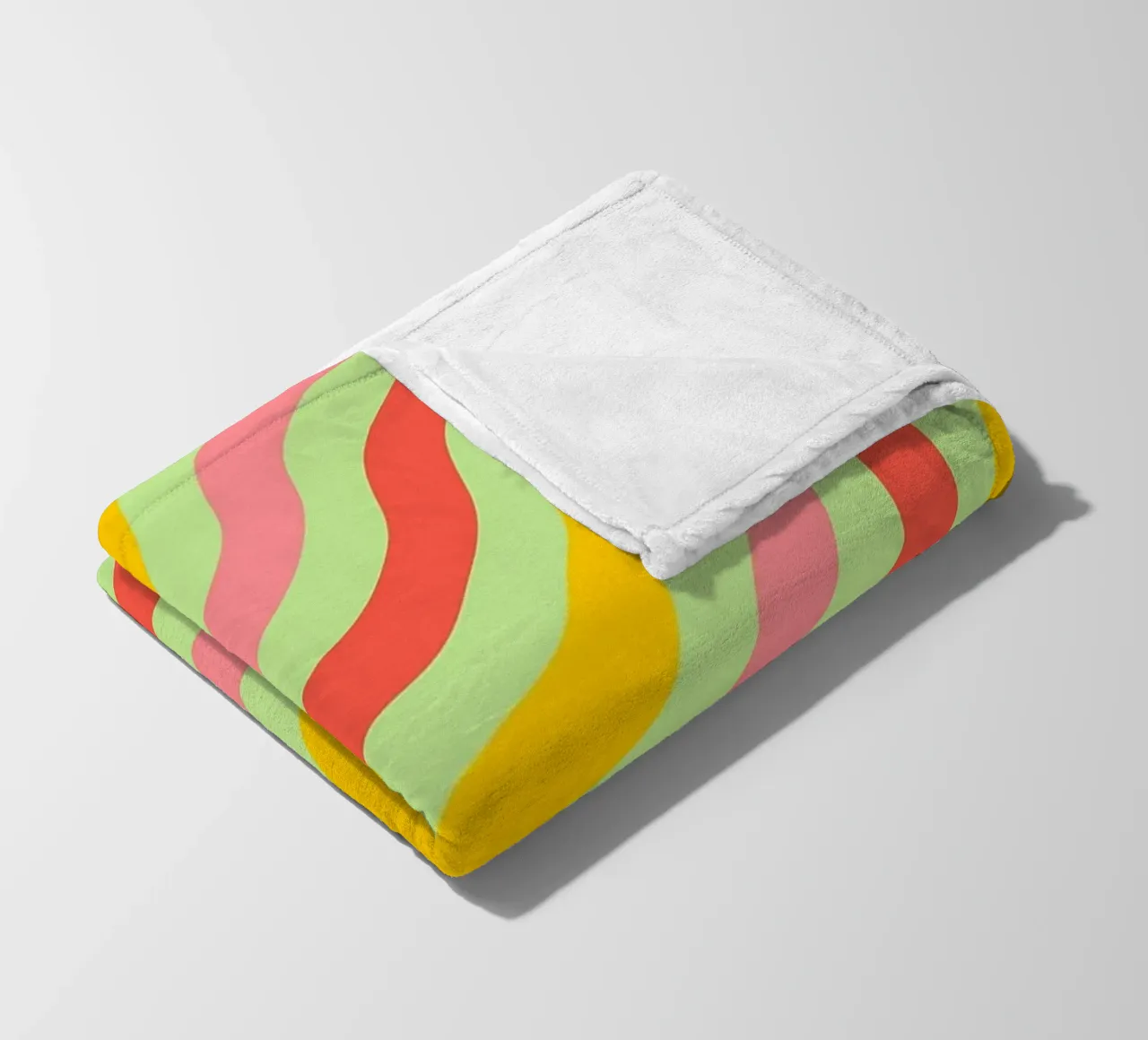 abstract wave line vector fleece blanket by oneway