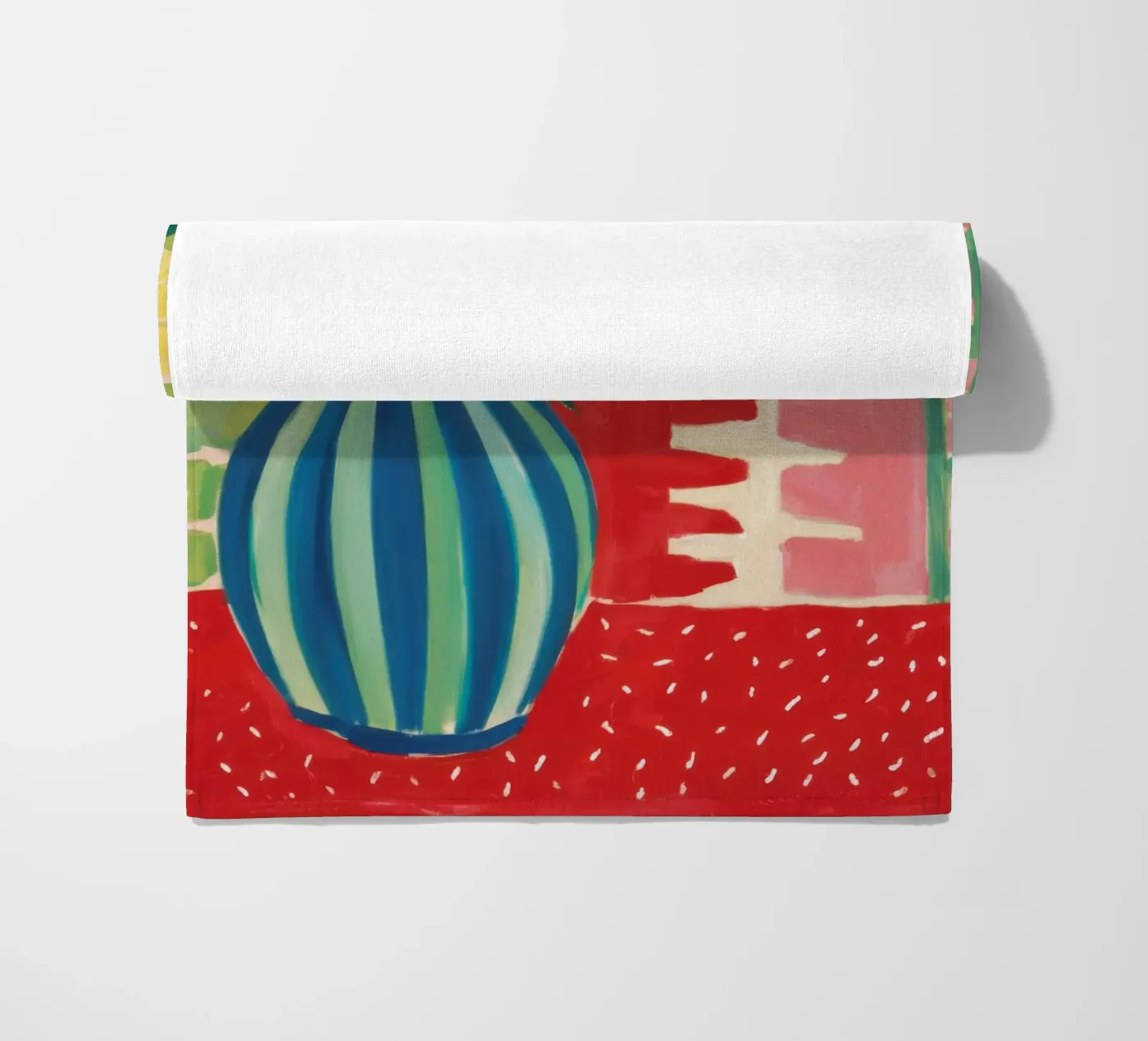 Natura morta rosso rubino telo mare da Arcane Lines