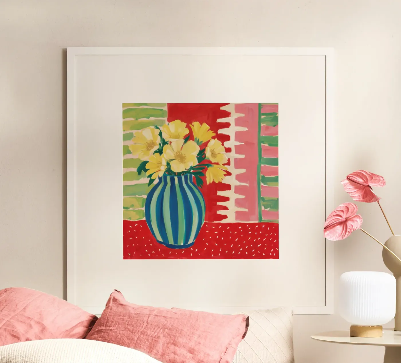 Ruby Red Still Life poster da Arcane Lines