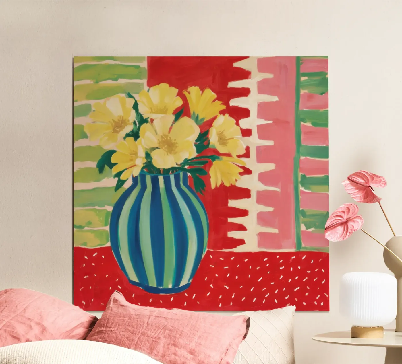 Ruby Red Still Life poster da Arcane Lines