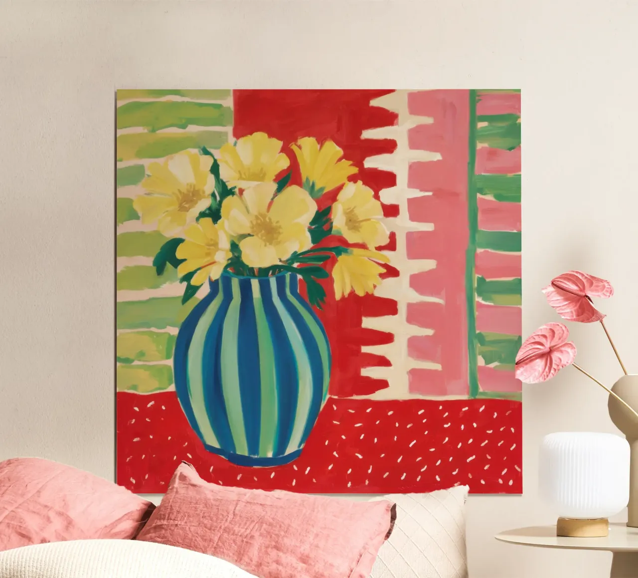 Ruby Red Still Life poster by Arcane Lines