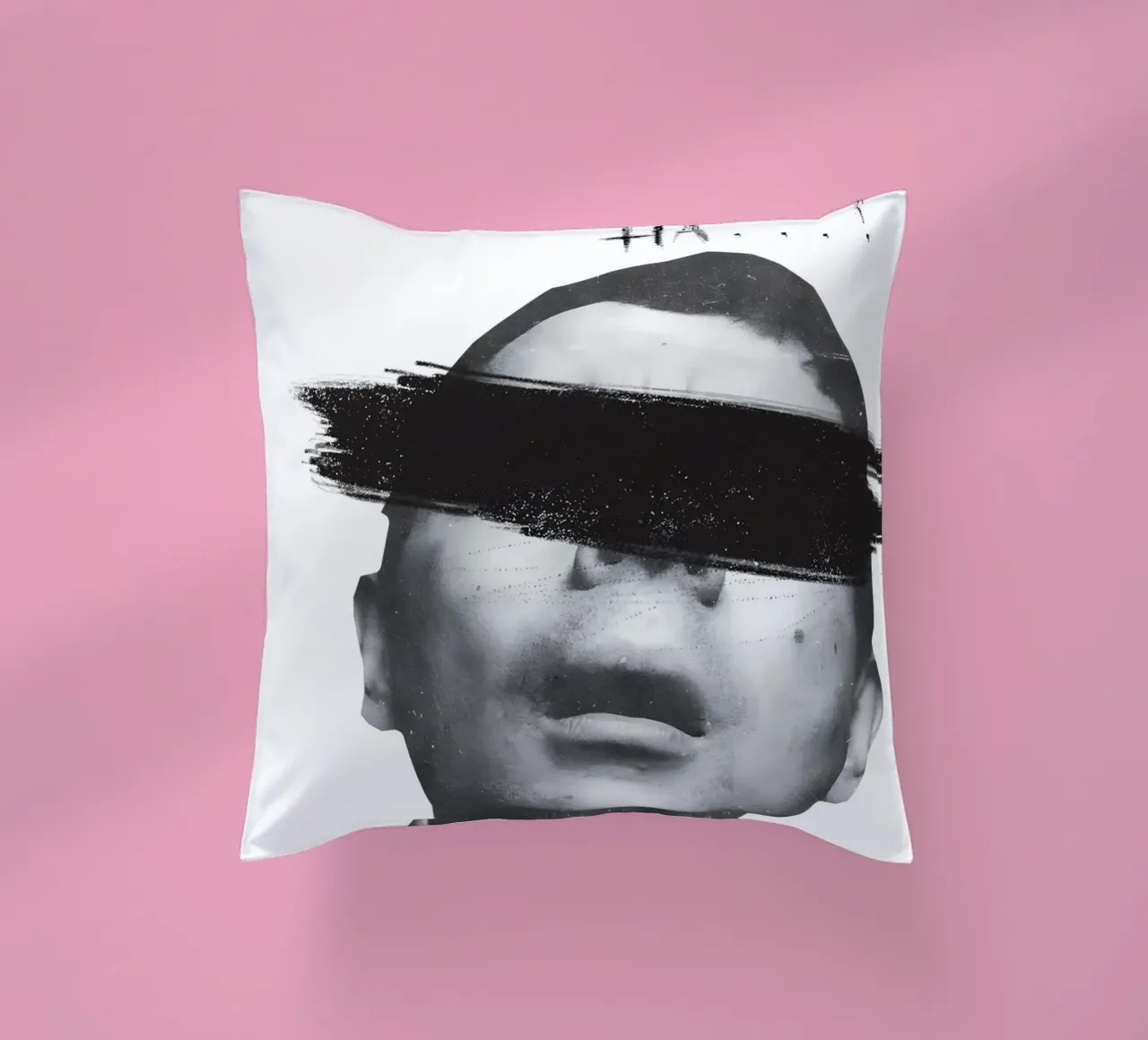 Rowan Atkinson cuscino da Low poly art