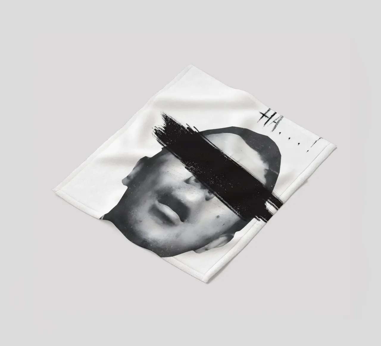 Rowan Atkinson coperta in pile da Low poly art