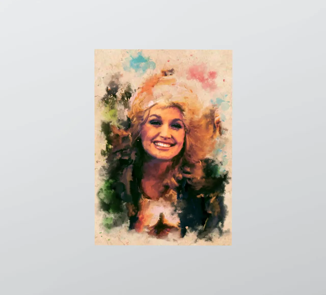 Dolly Parton art sticker by Lembayung art