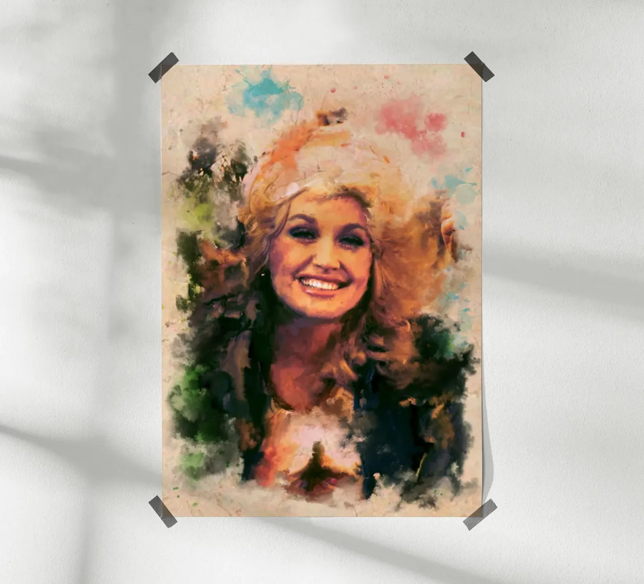 Dolly Parton Kunst Hahnemühle von Lembayung art