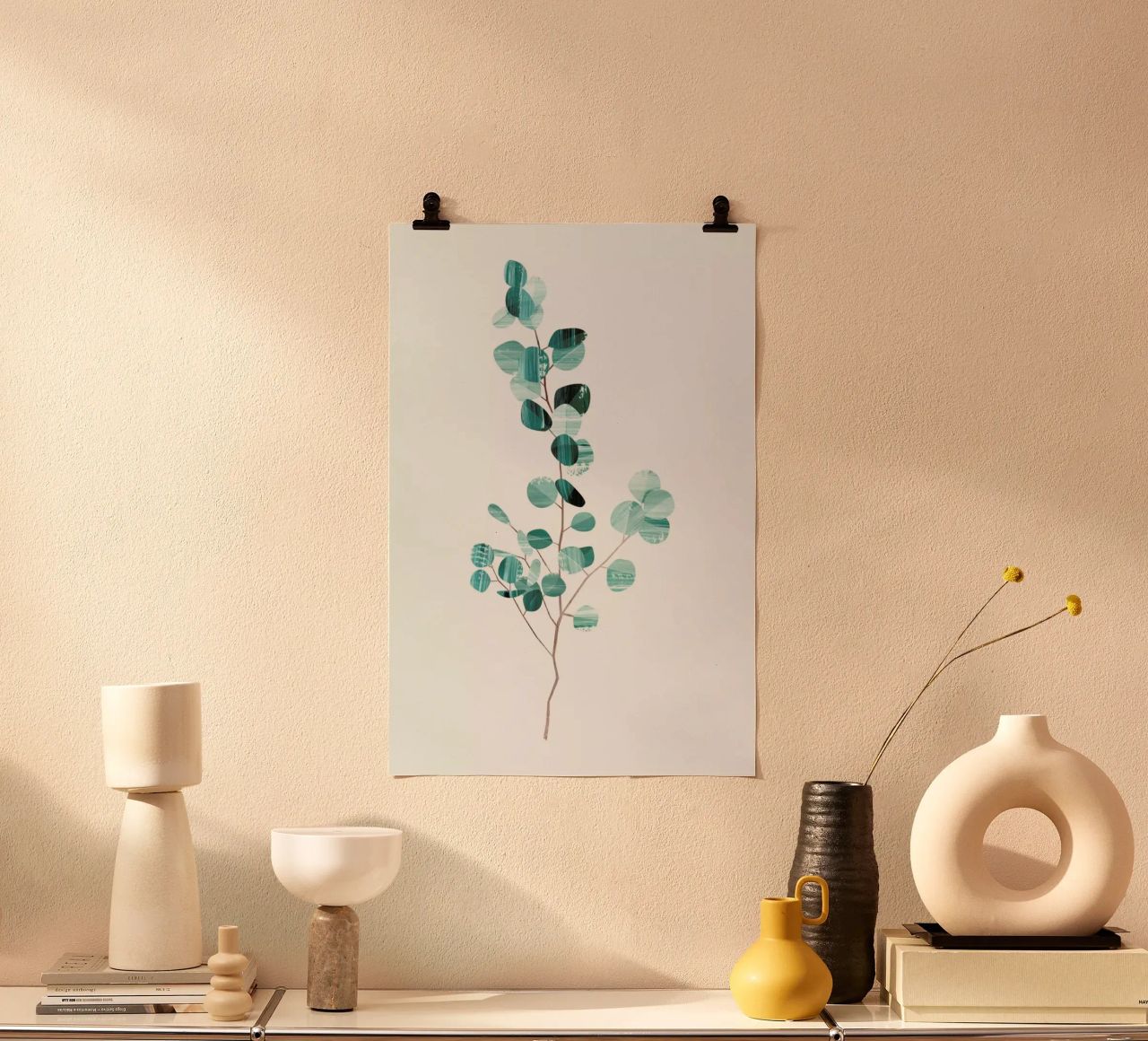 Eucalyptus poster de Goed Blauw