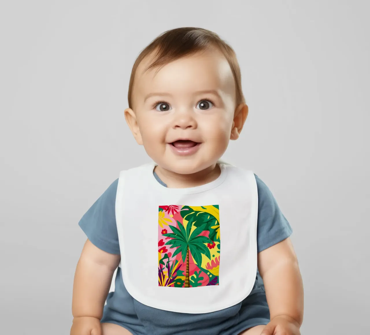 Palma Fucsia Pop bavaglino da Arcane Lines