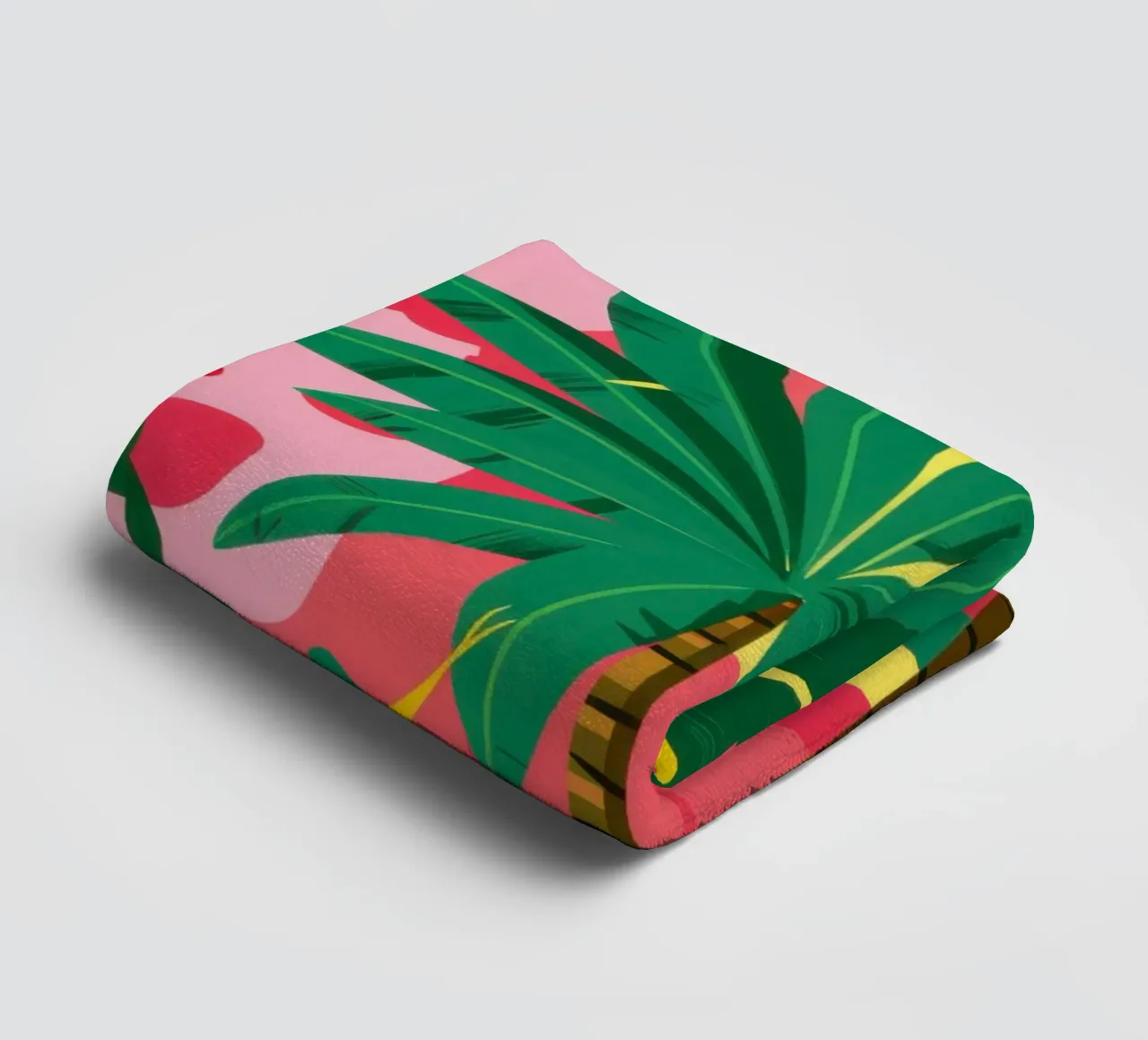 Palma Fucsia Pop asciugamano da bagno da Arcane Lines