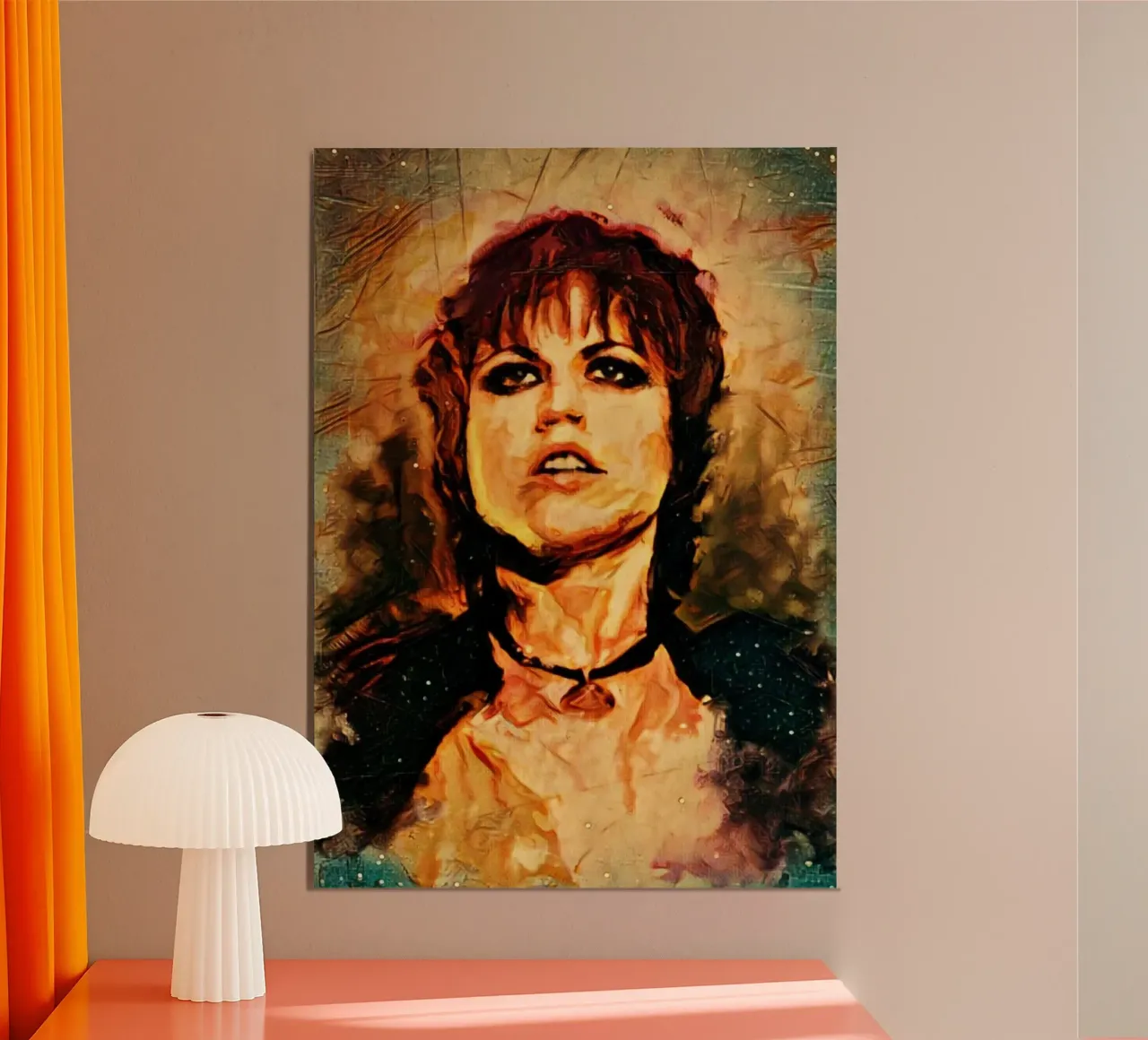 Dolores O Riordan i Cranberries alluminio dibond da Lembayung art